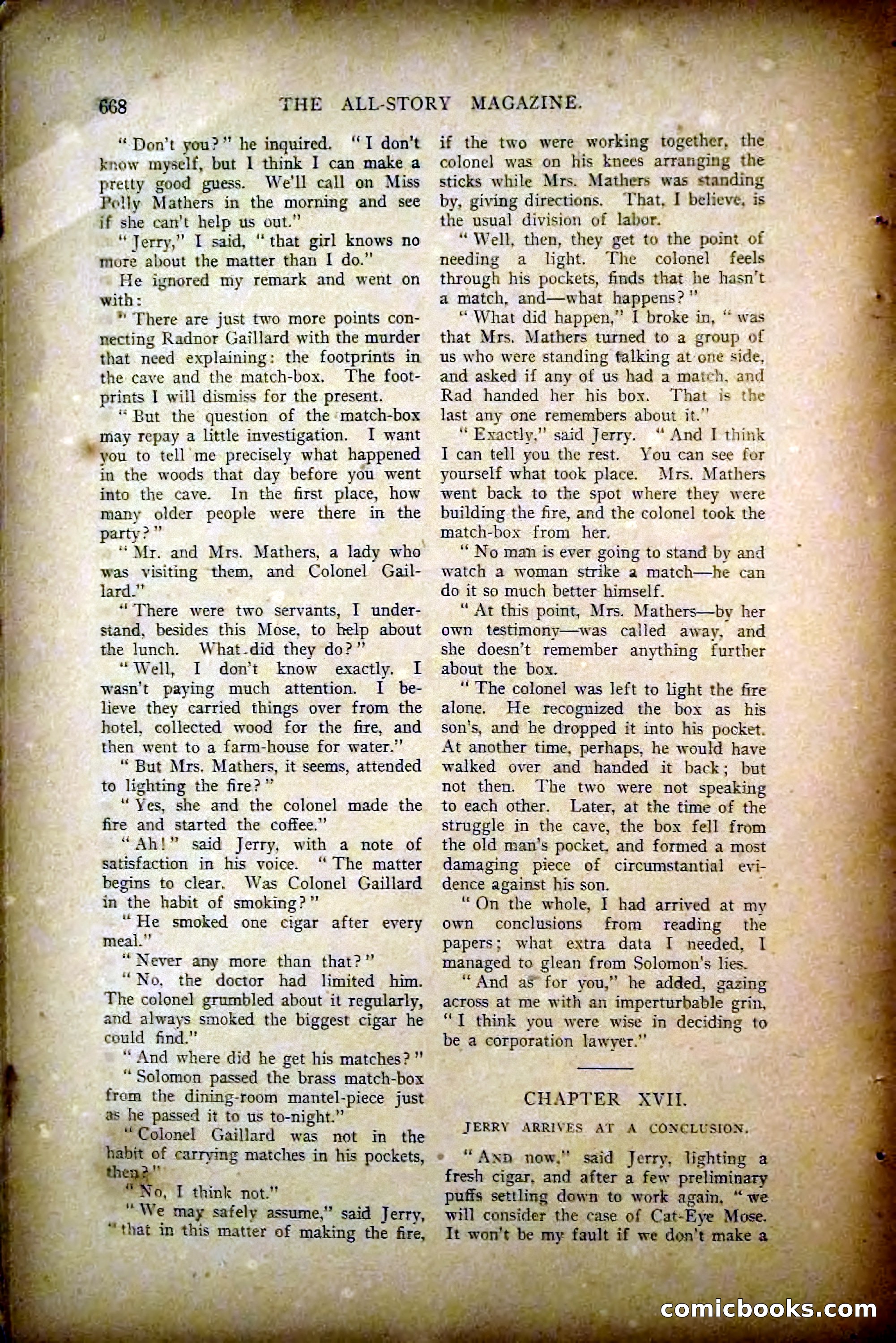 The All-Story Magazine, May 1907 — page 76 of 194