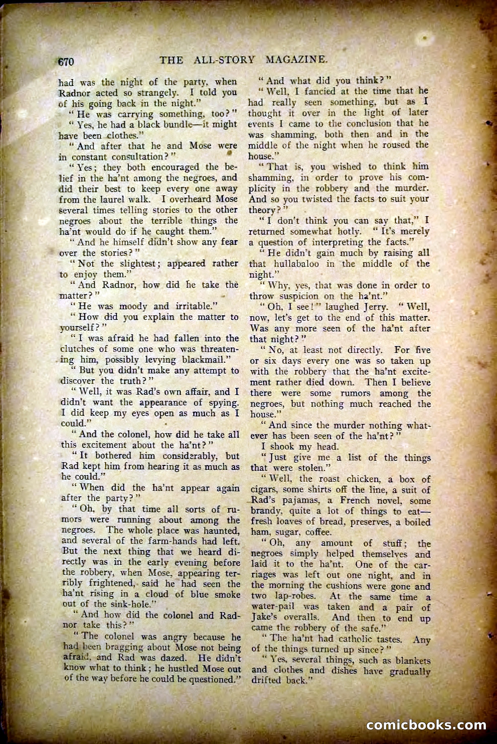The All-Story Magazine, May 1907 — page 78 of 194