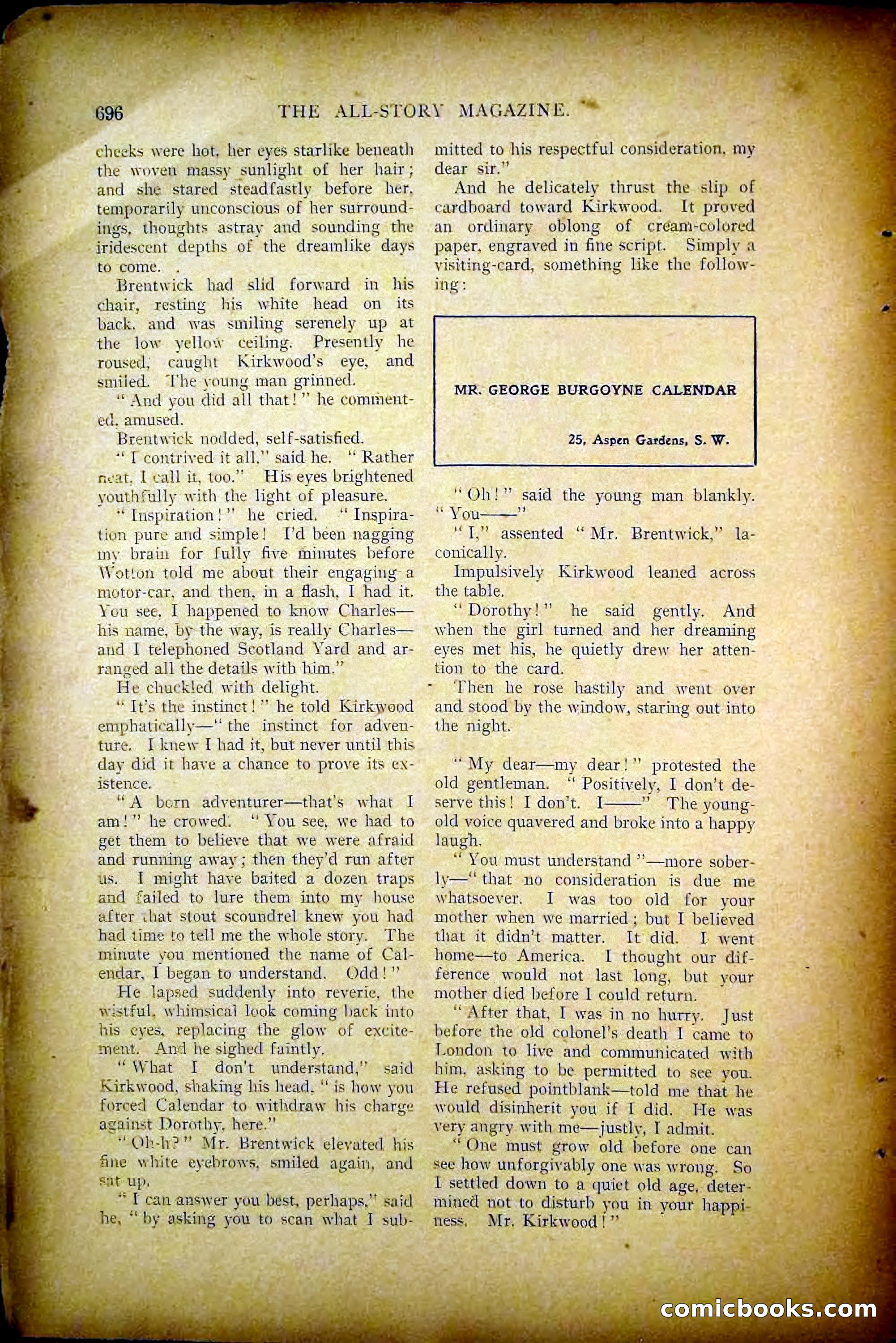 The All-Story Magazine, May 1907 — page 104 of 194