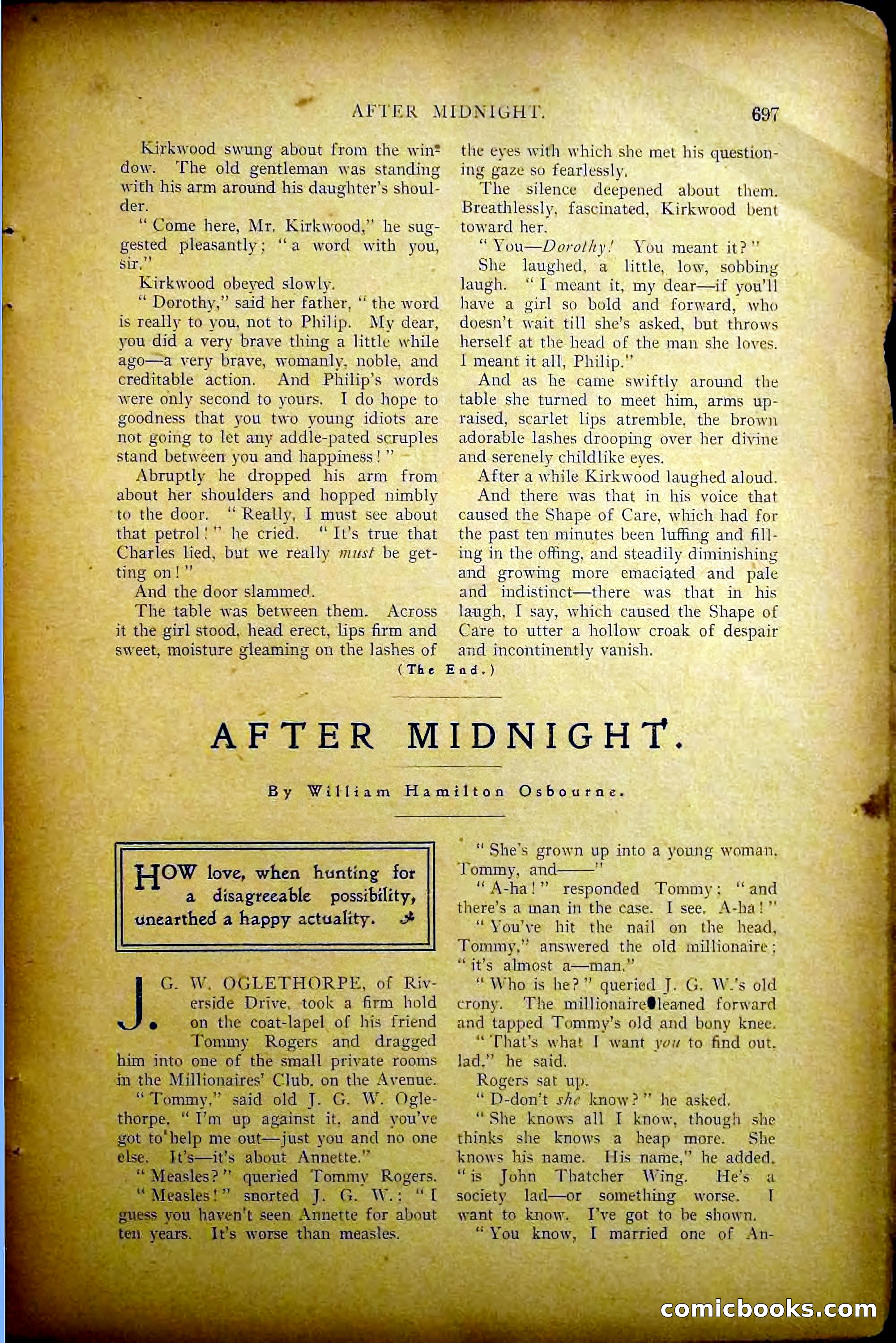 The All-Story Magazine, May 1907 — page 105 of 194