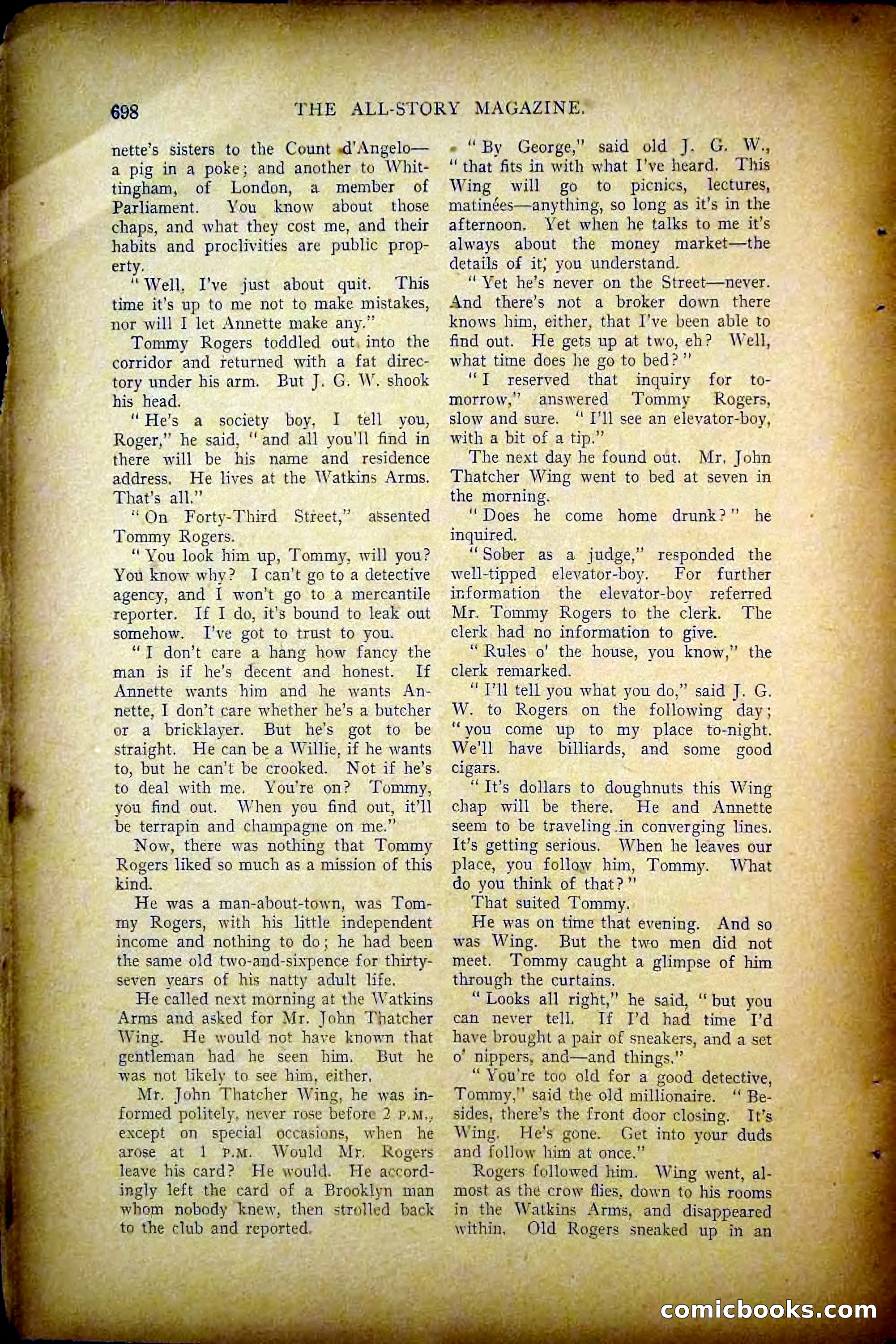 The All-Story Magazine, May 1907 — page 106 of 194