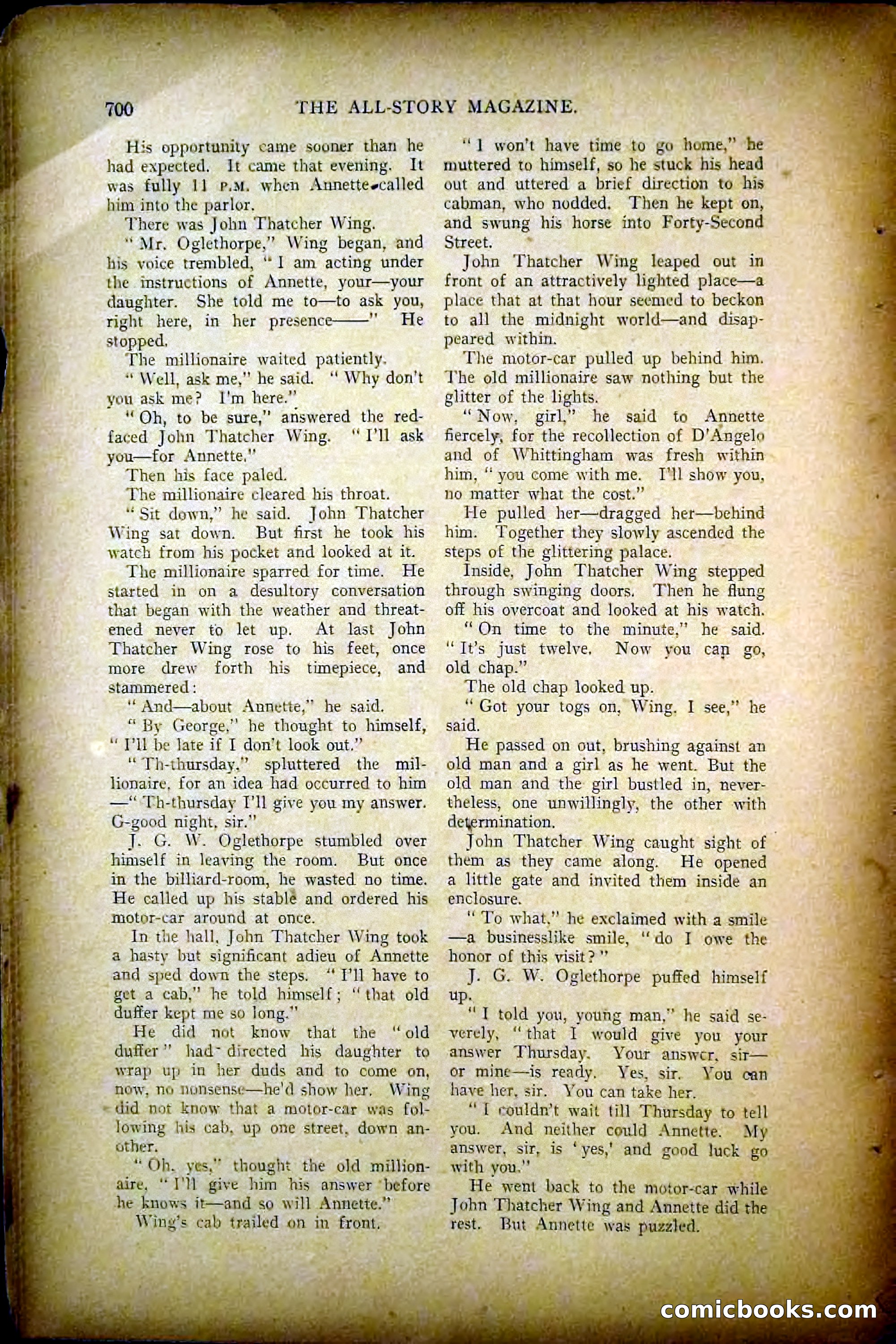 The All-Story Magazine, May 1907 — page 108 of 194