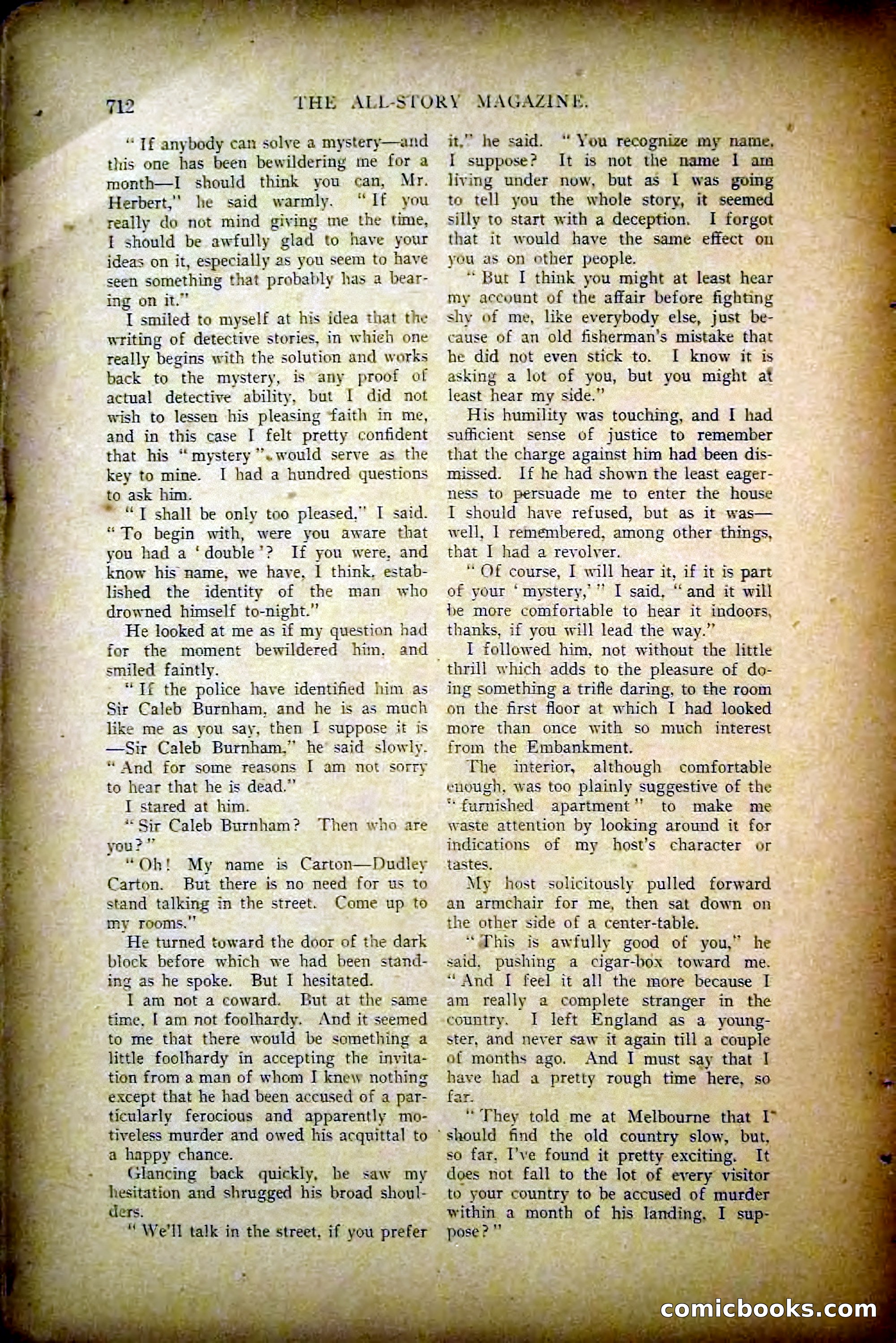 The All-Story Magazine, May 1907 — page 120 of 194