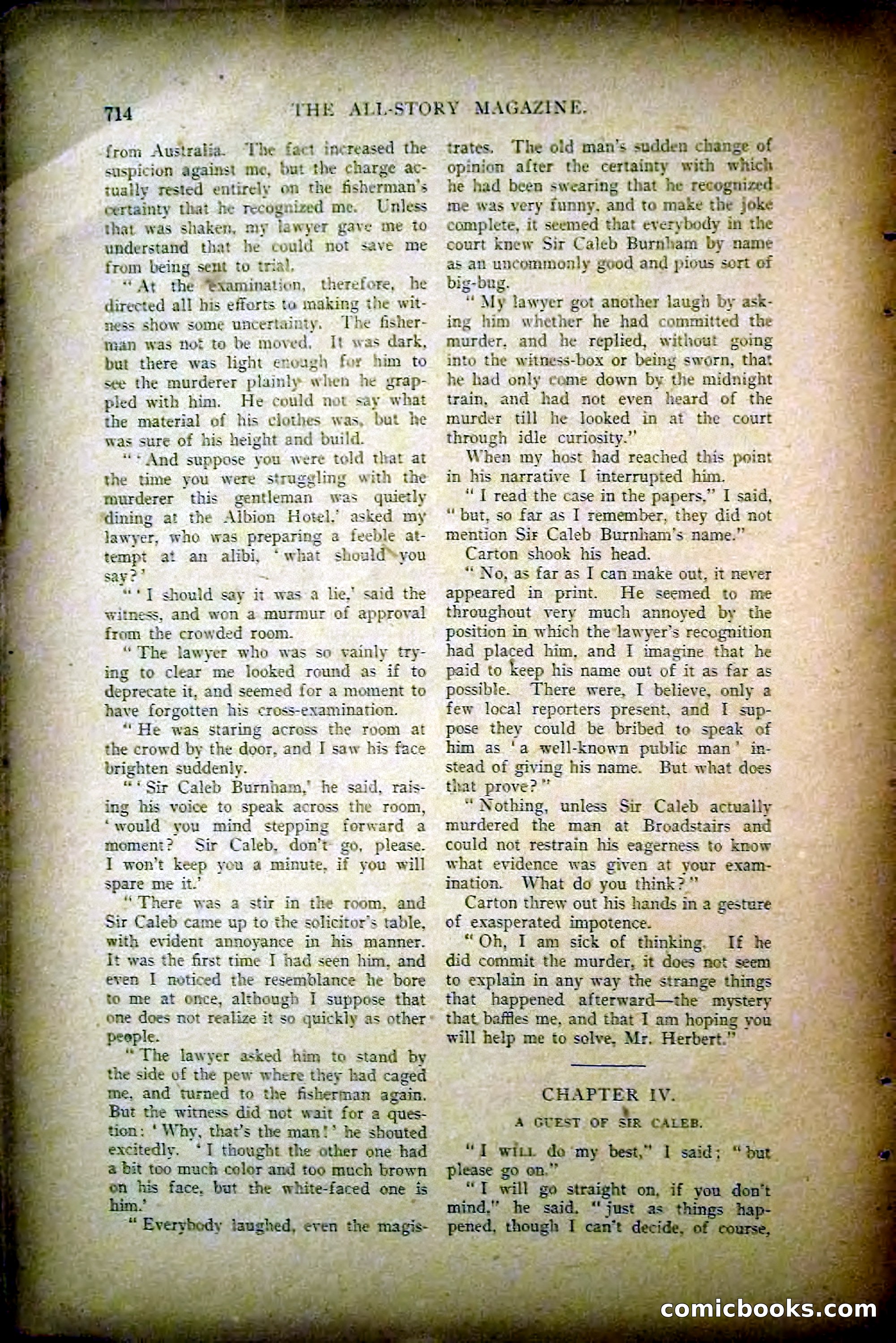 The All-Story Magazine, May 1907 — page 122 of 194