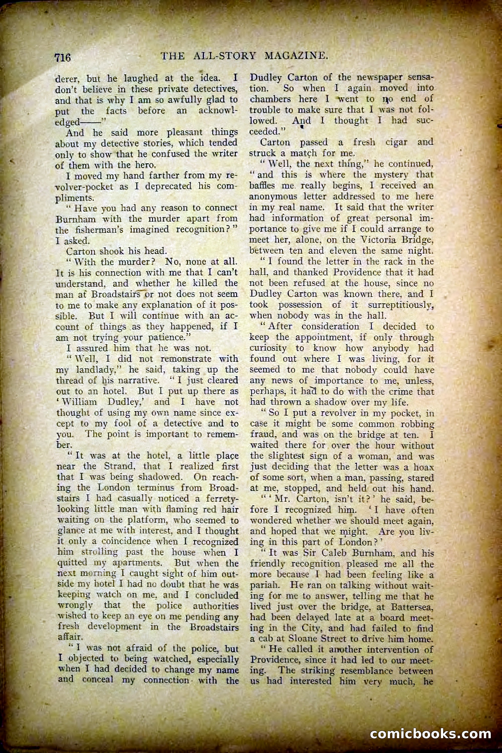 The All-Story Magazine, May 1907 — page 124 of 194