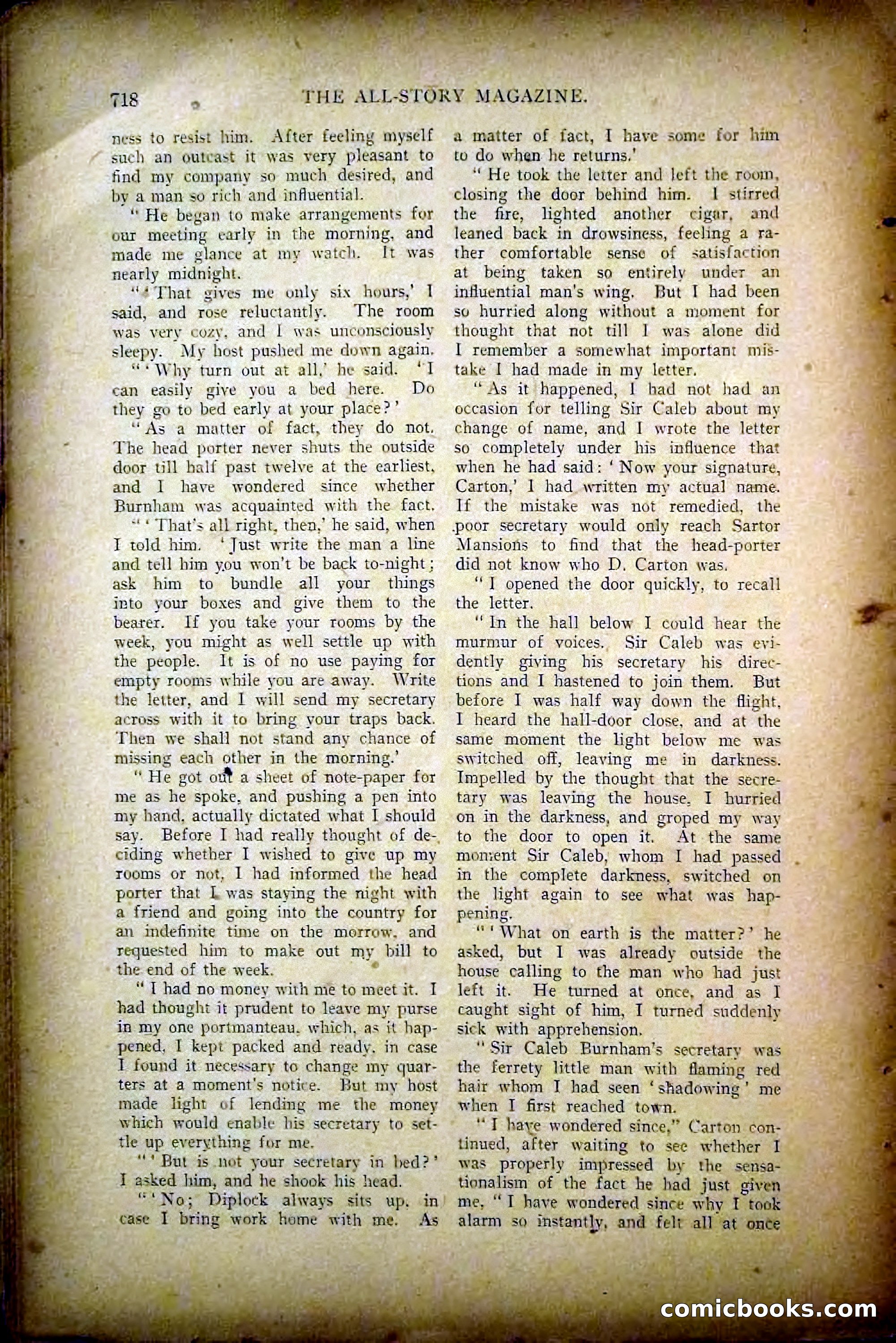 The All-Story Magazine, May 1907 — page 126 of 194