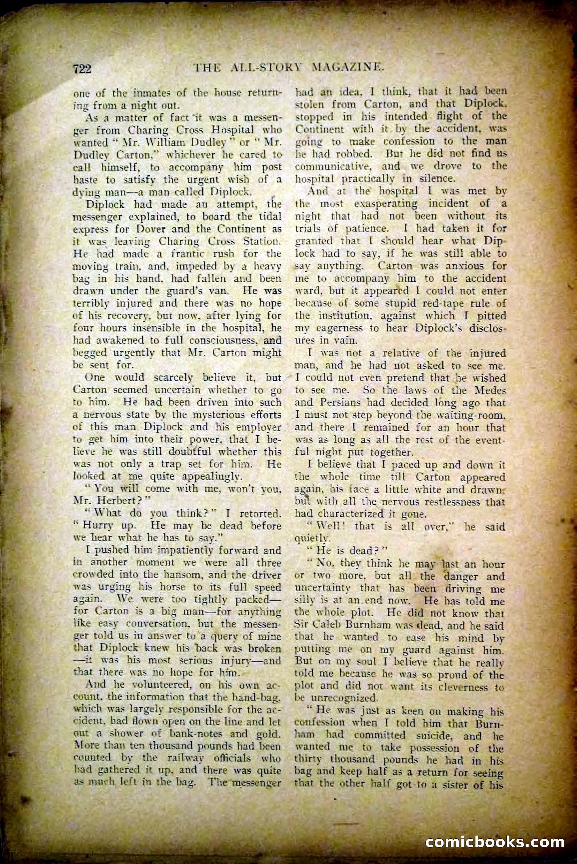 The All-Story Magazine, May 1907 — page 130 of 194