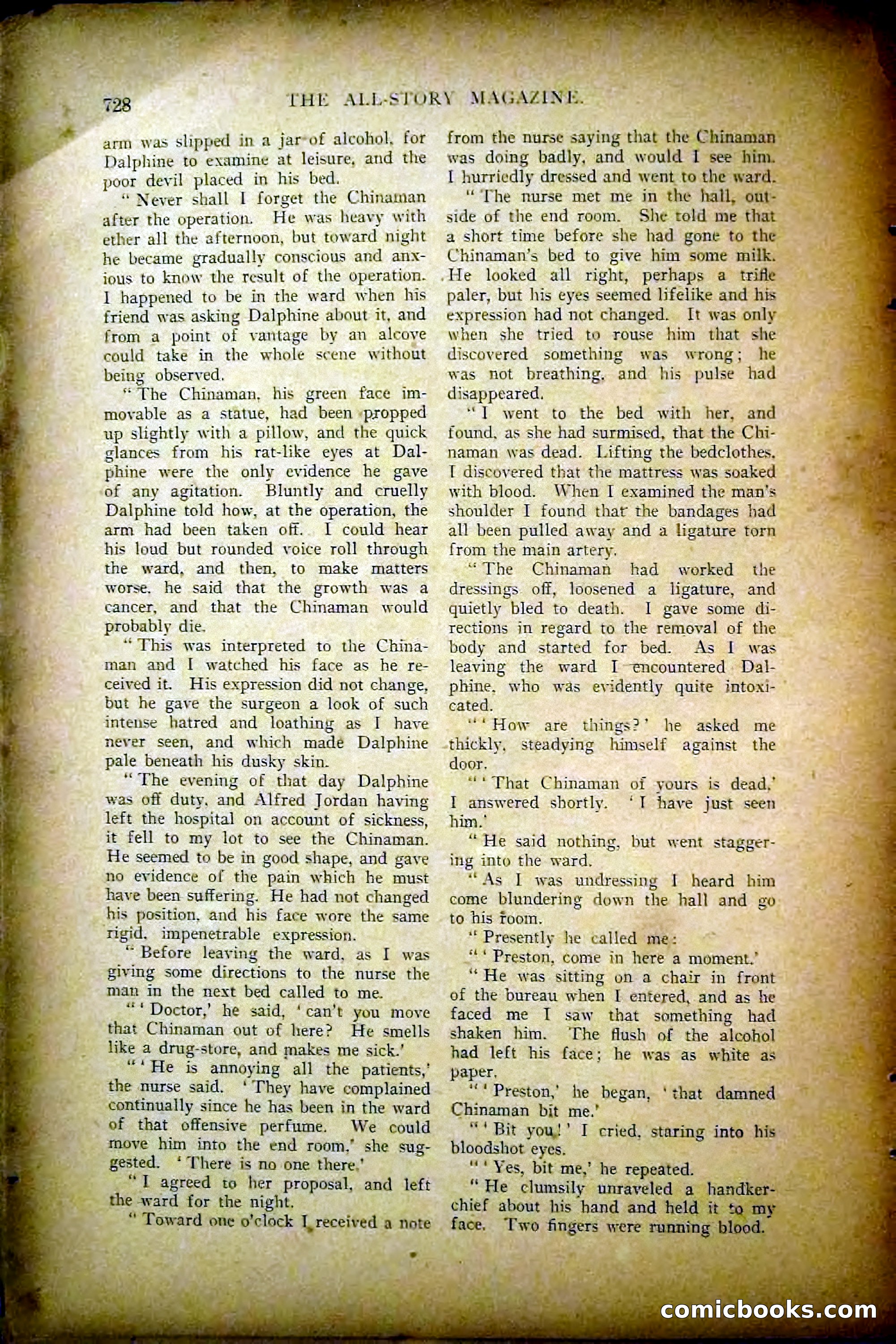 The All-Story Magazine, May 1907 — page 136 of 194