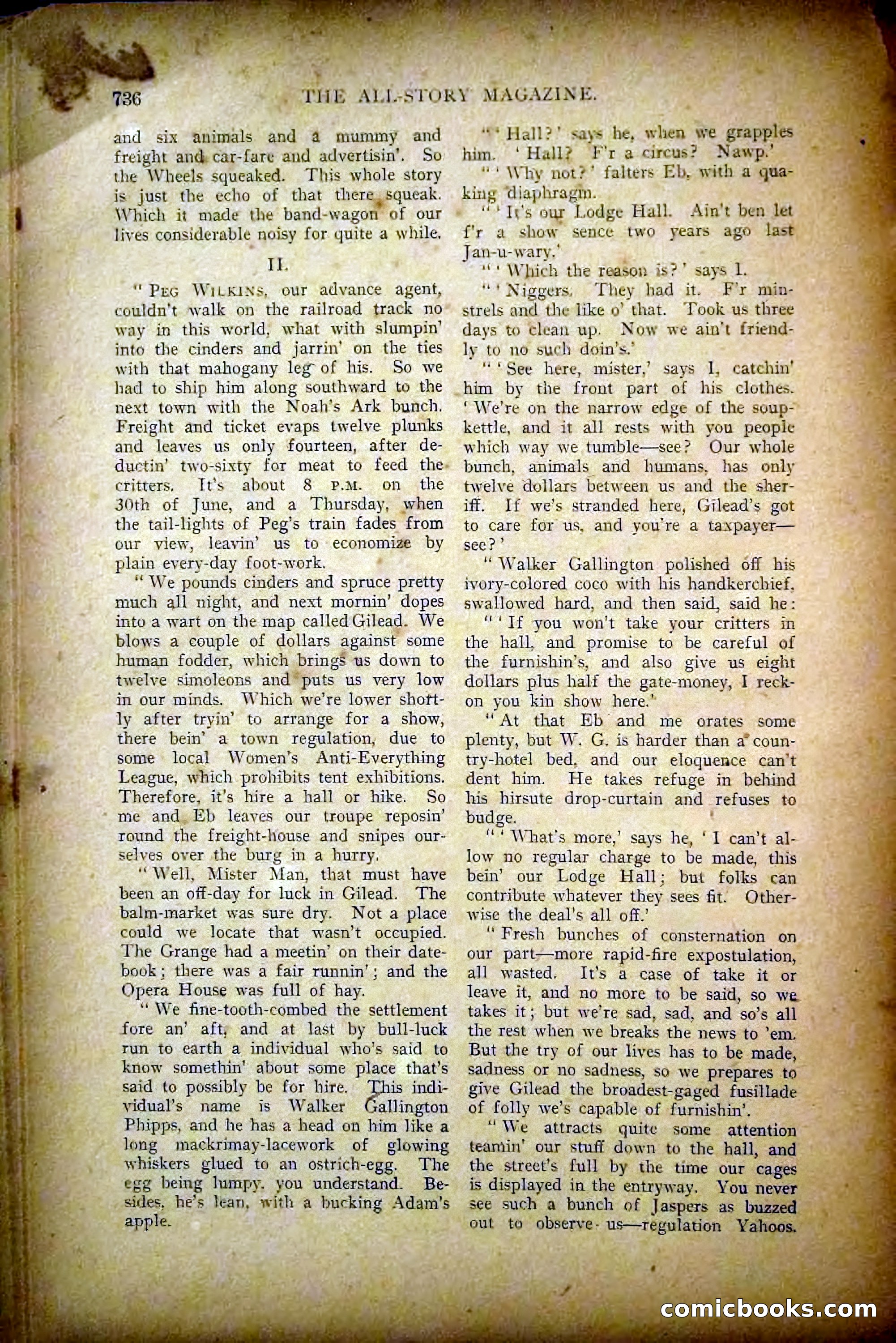 The All-Story Magazine, May 1907 — page 144 of 194