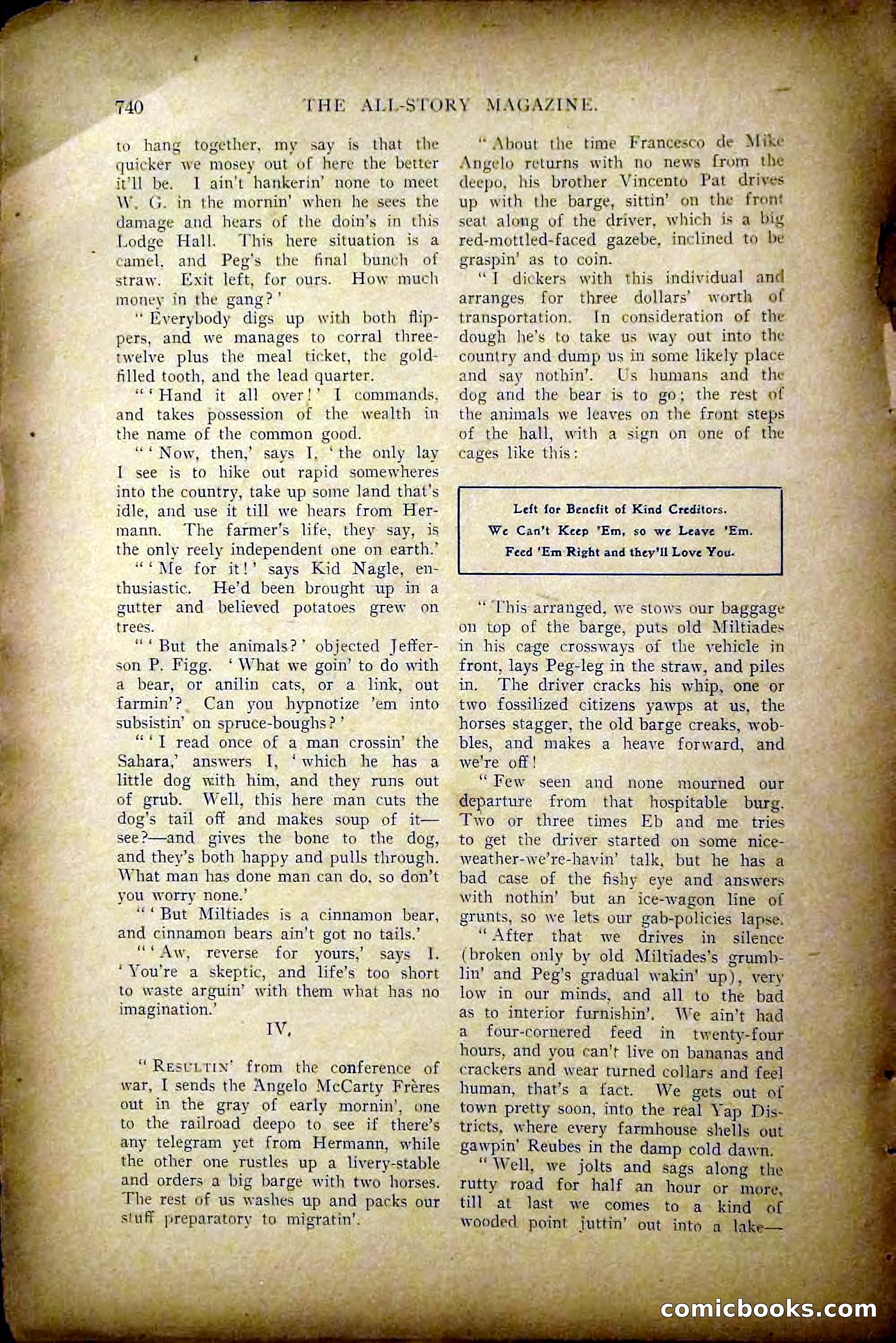 The All-Story Magazine, May 1907 — page 148 of 194