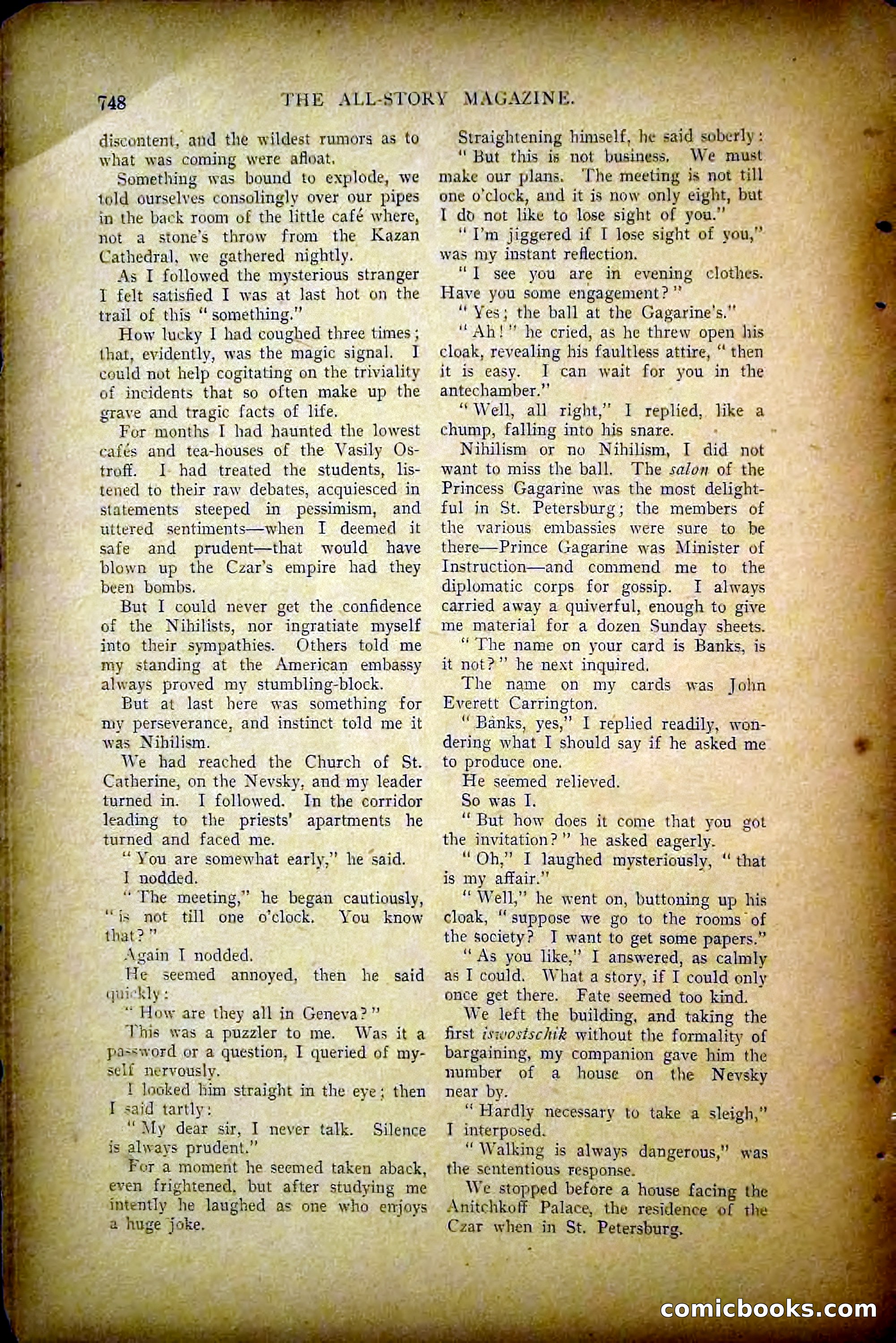 The All-Story Magazine, May 1907 — page 156 of 194