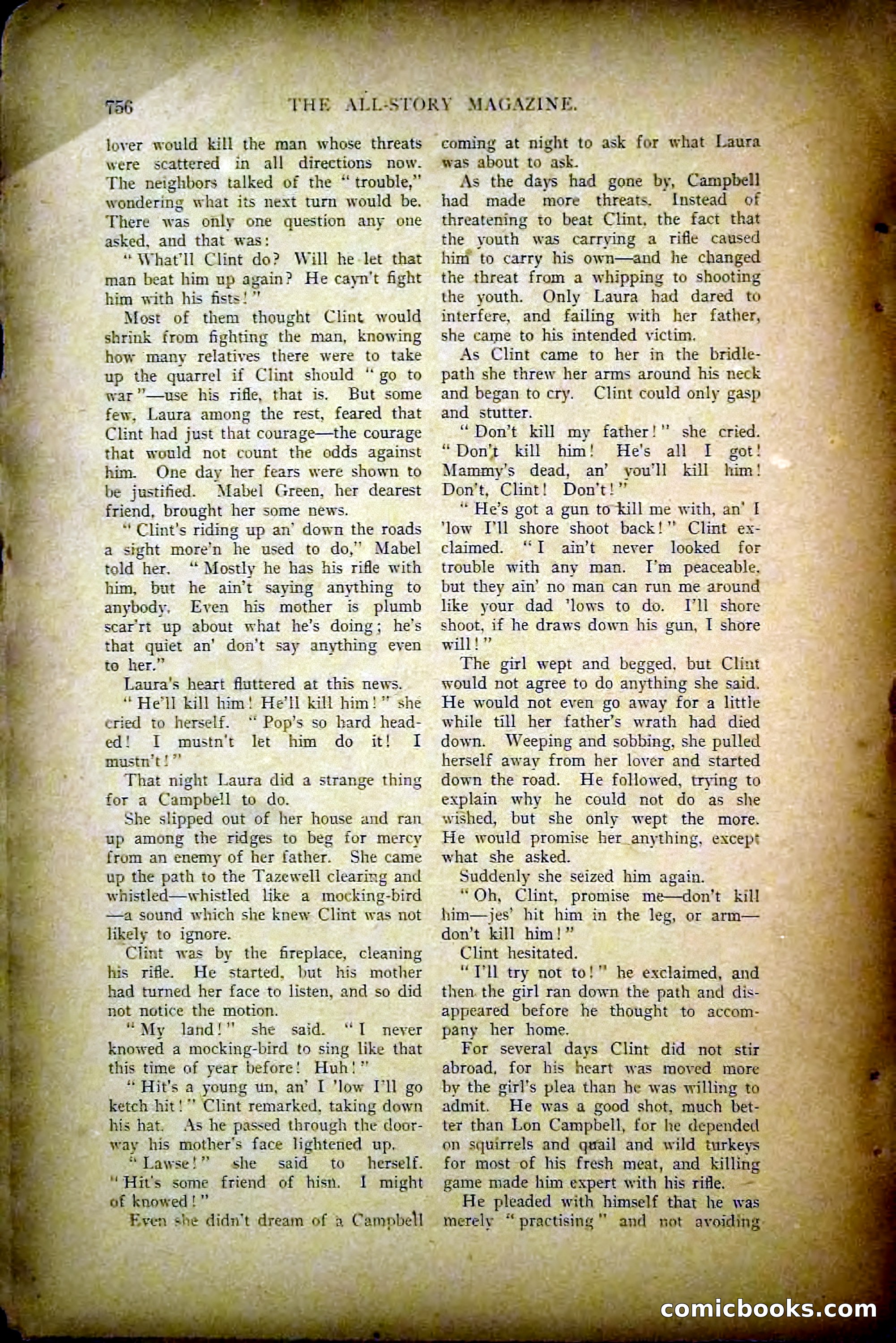 The All-Story Magazine, May 1907 — page 164 of 194