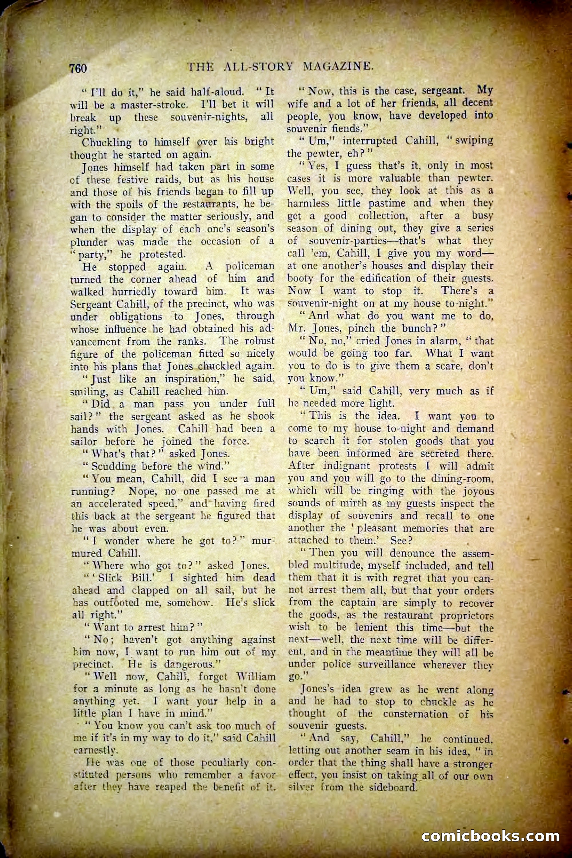The All-Story Magazine, May 1907 — page 168 of 194