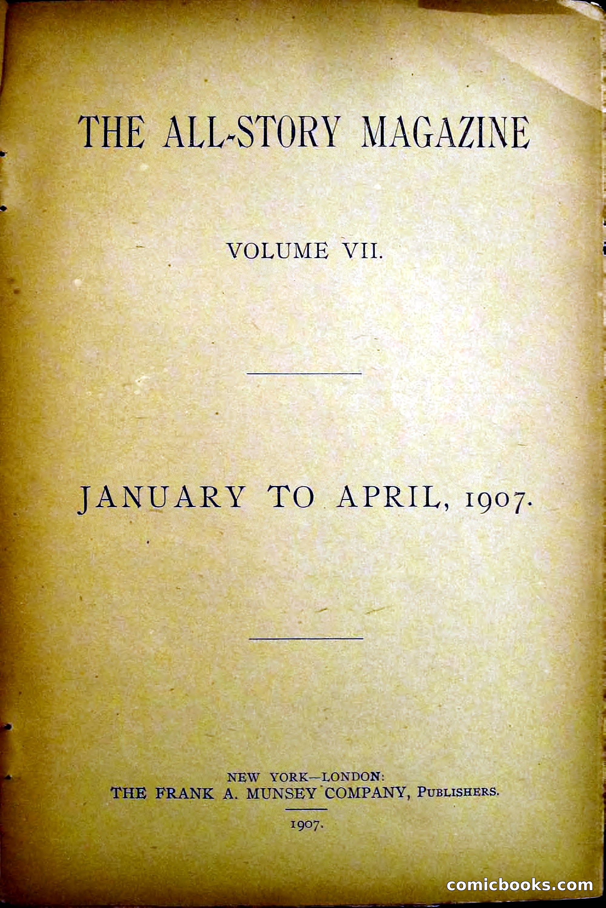 The All-Story Magazine, May 1907 — page 173 of 194