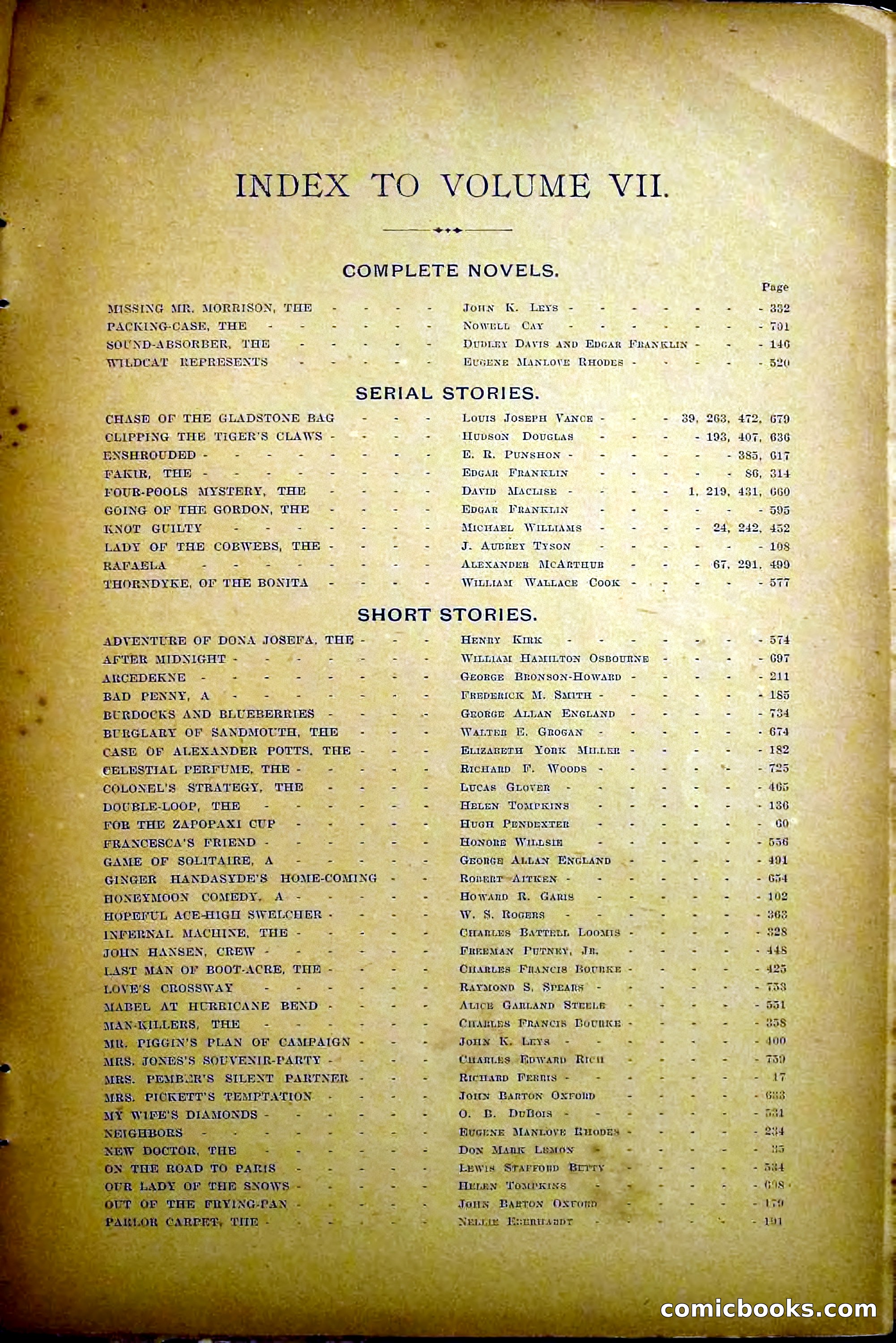 The All-Story Magazine, May 1907 — page 175 of 194