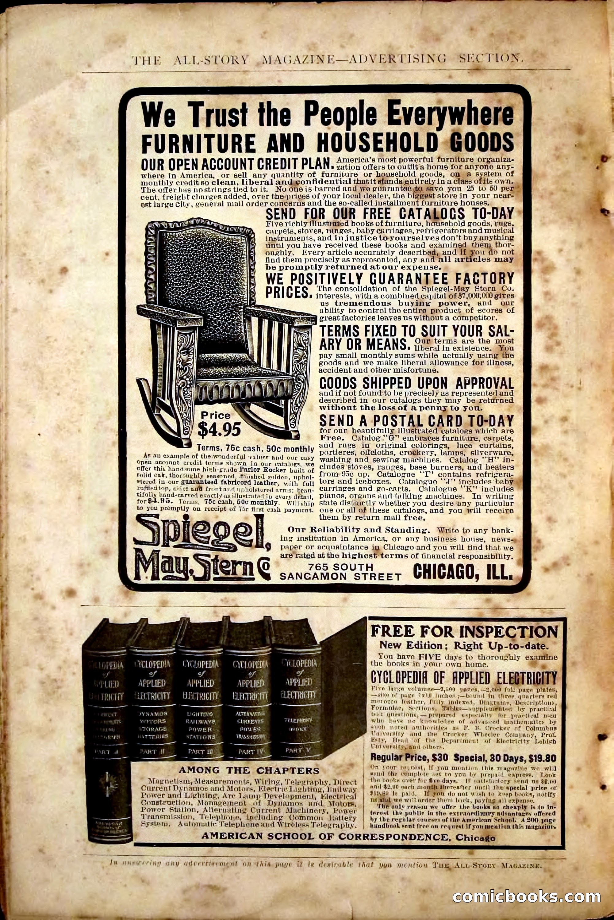 The All-Story Magazine, May 1907 — page 190 of 194