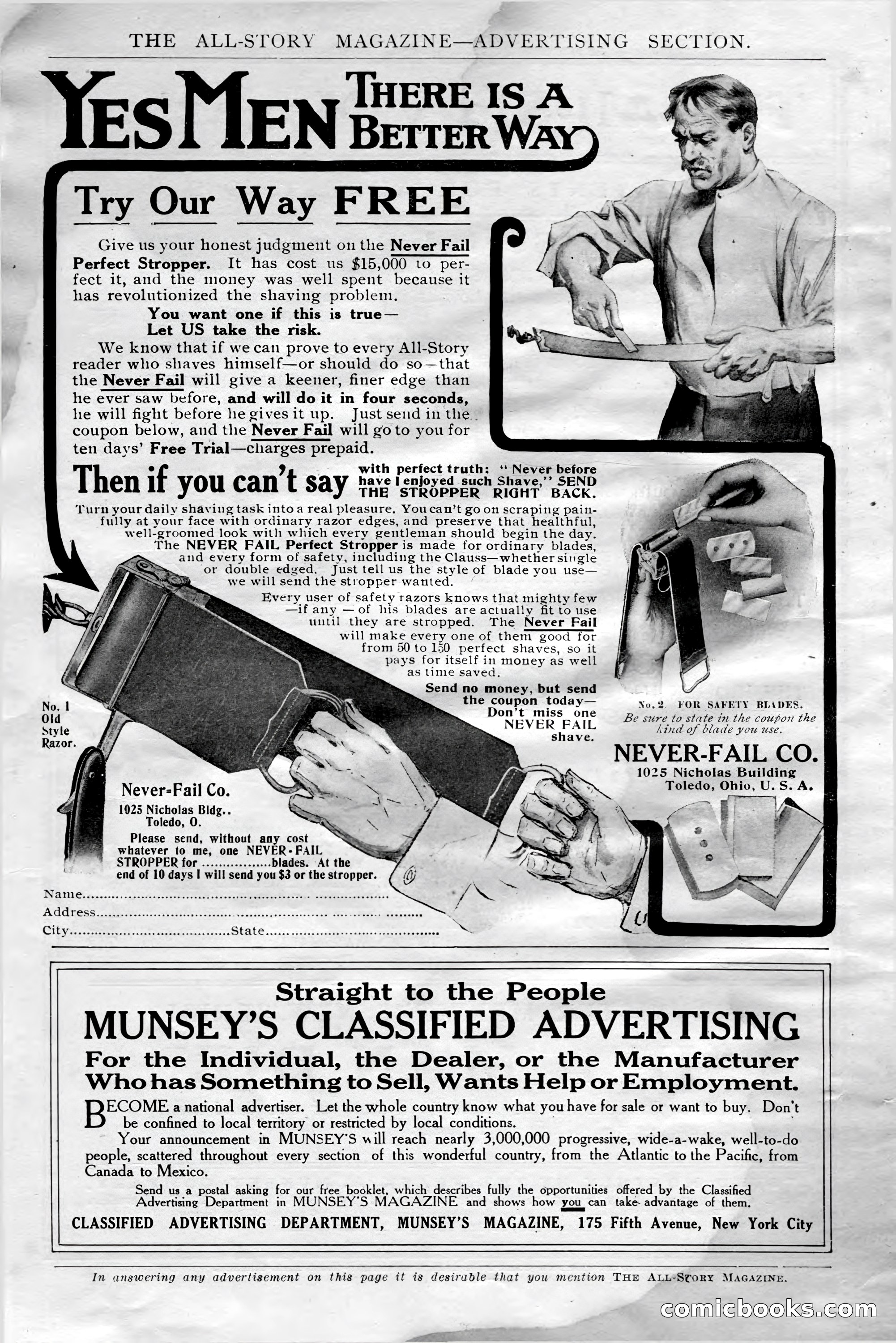 The All-Story Magazine, Aug 1909 — page 6 of 210