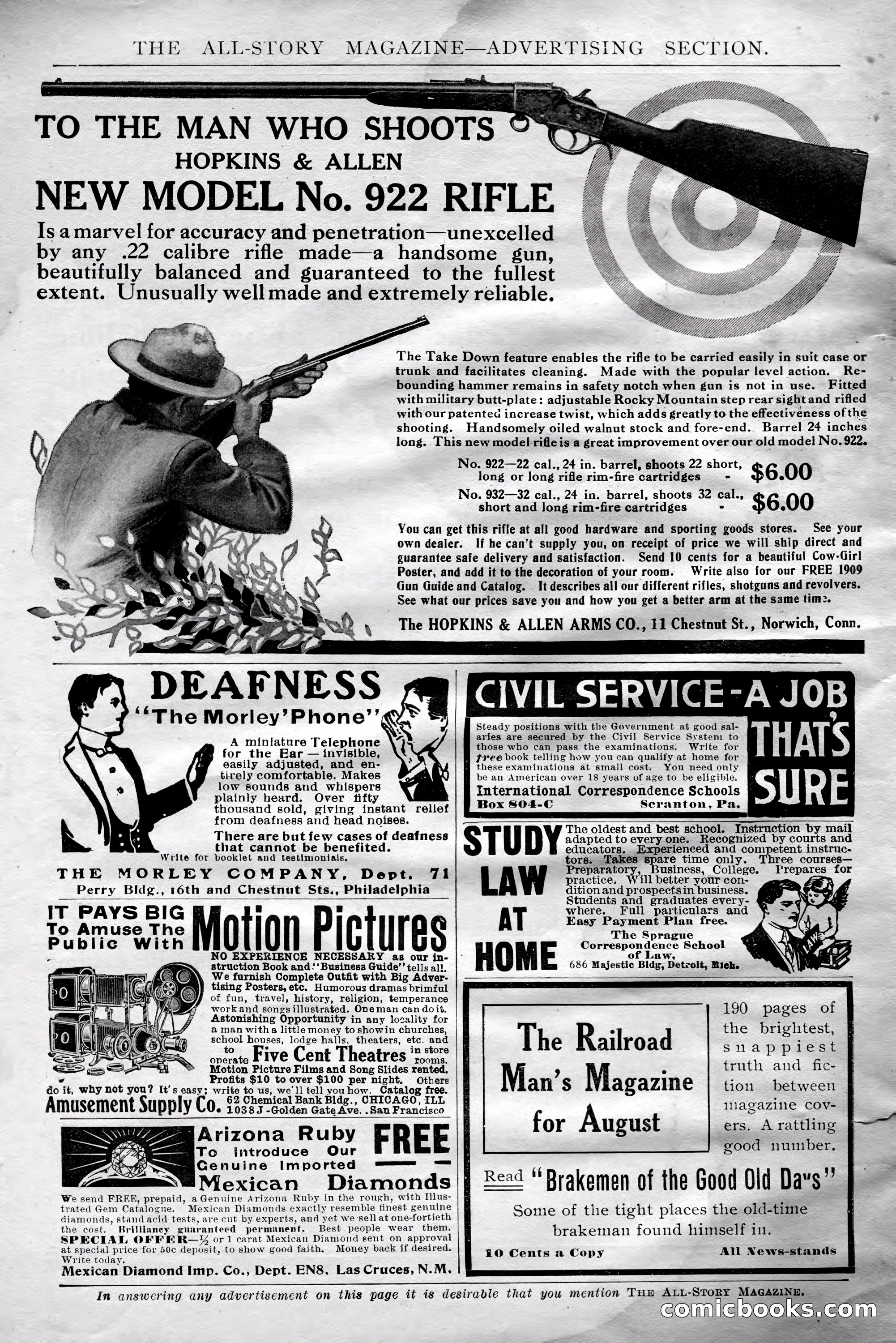 The All-Story Magazine, Aug 1909 — page 10 of 210