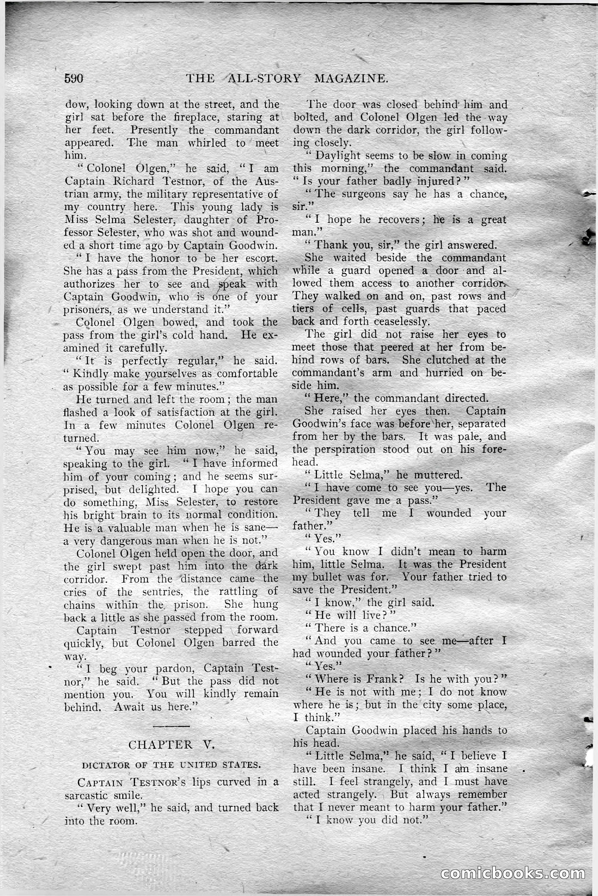 The All-Story Magazine, Aug 1909 — page 24 of 210
