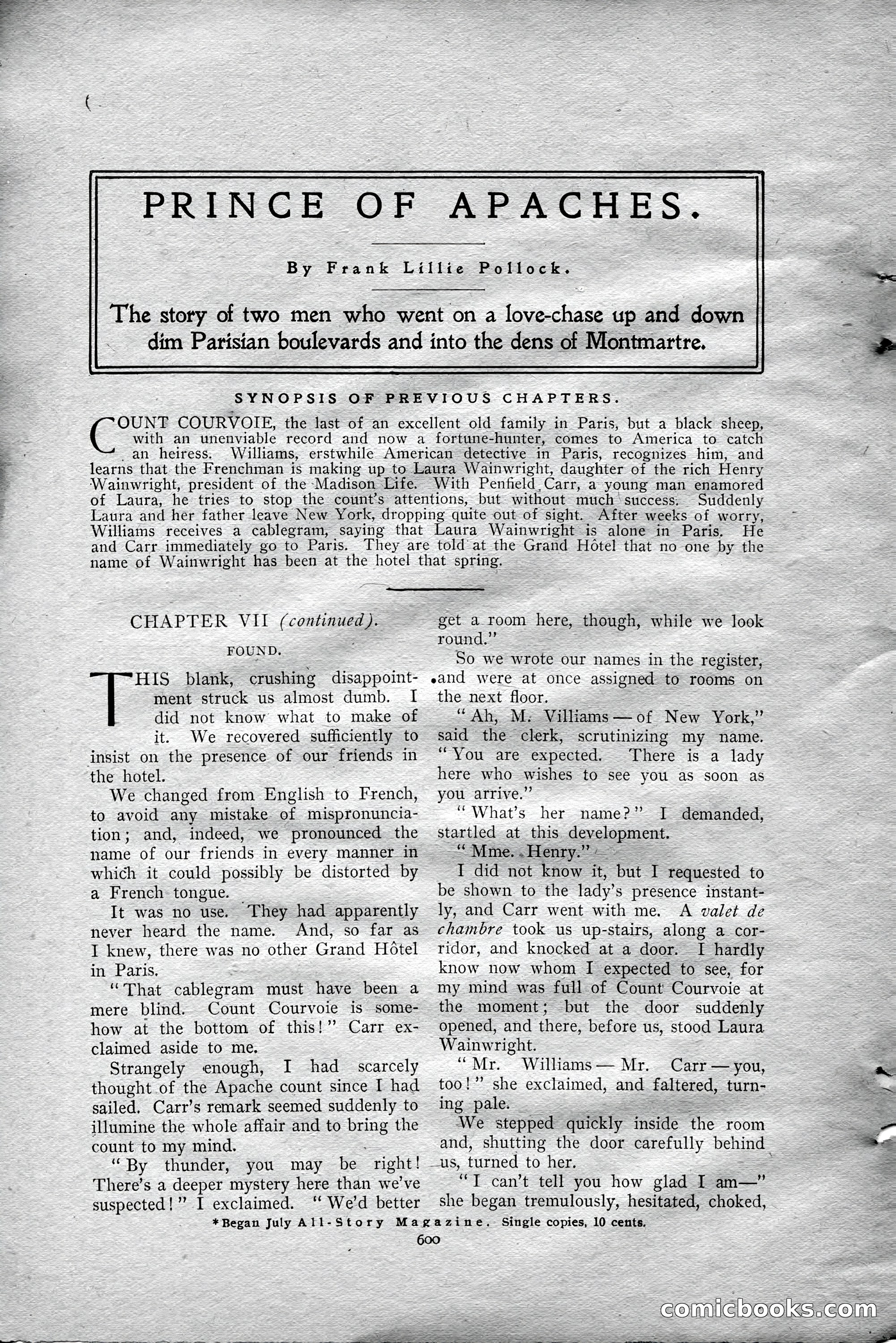 The All-Story Magazine, Aug 1909 — page 34 of 210