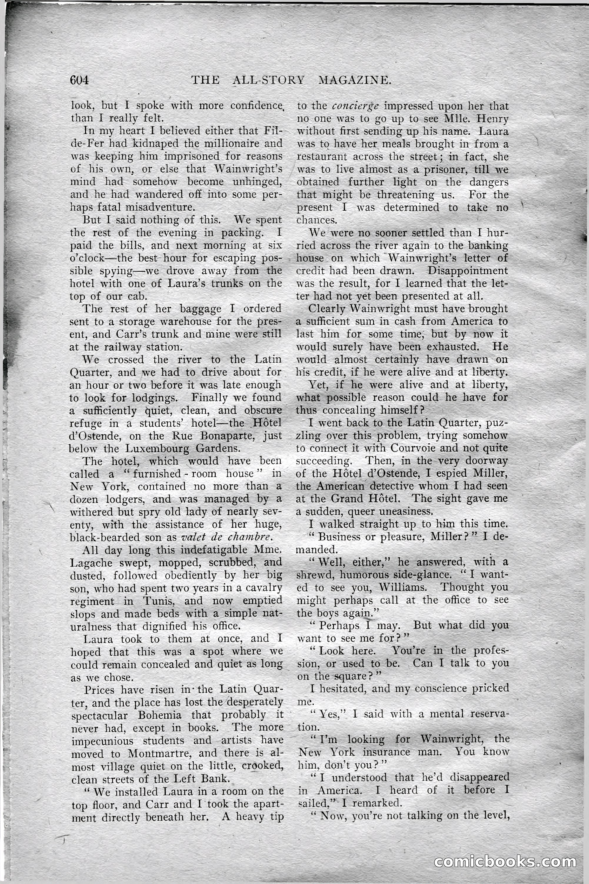 The All-Story Magazine, Aug 1909 — page 38 of 210