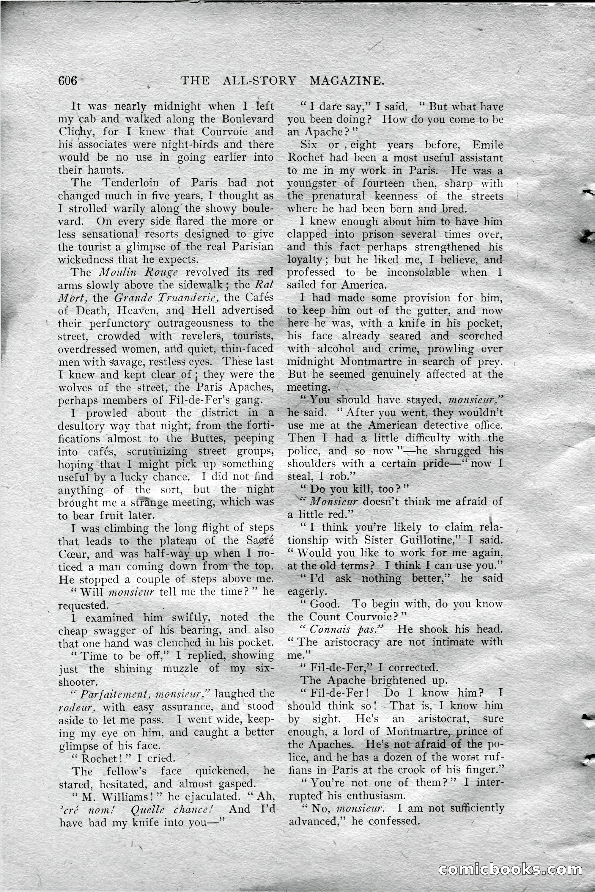 The All-Story Magazine, Aug 1909 — page 40 of 210