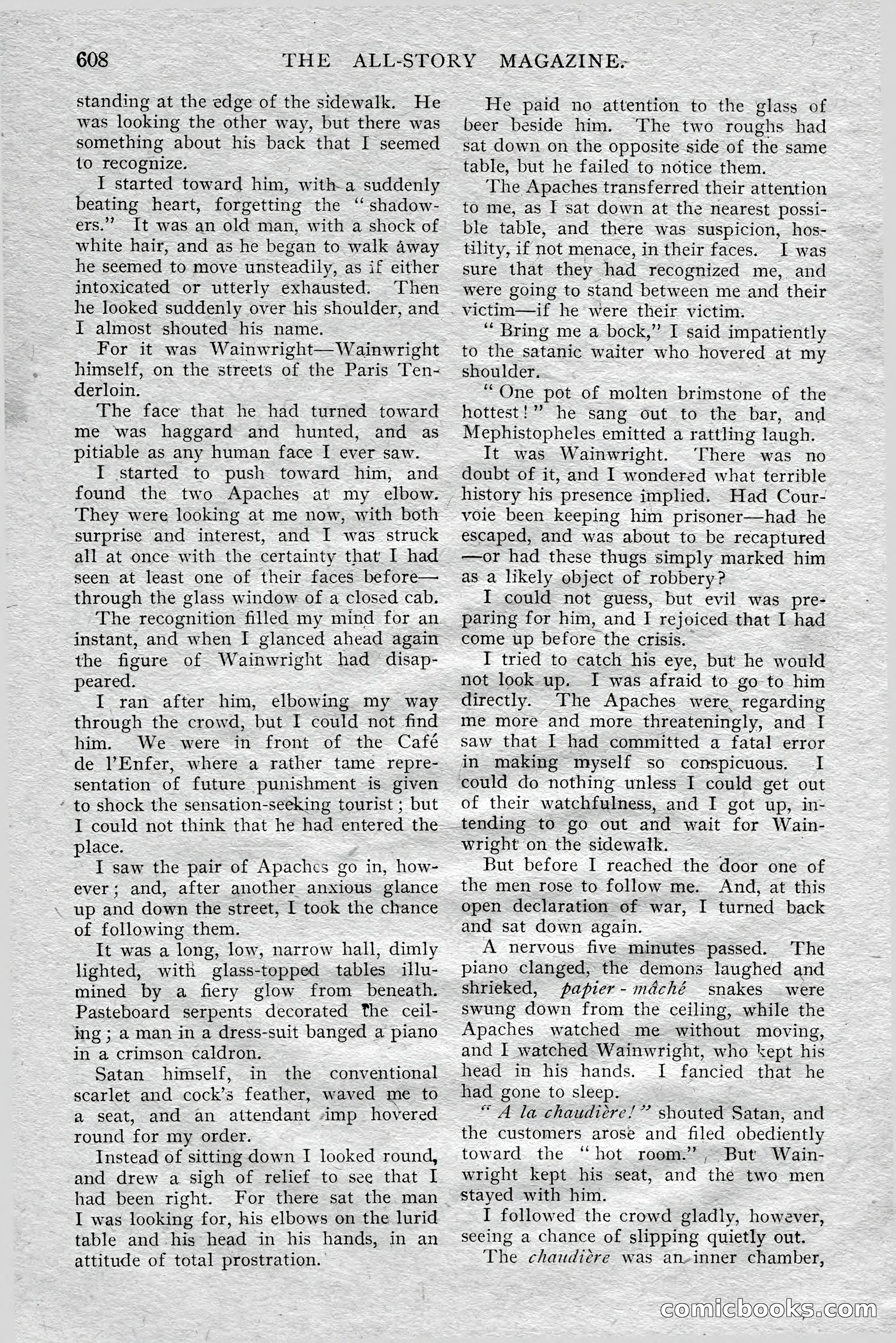 The All-Story Magazine, Aug 1909 — page 42 of 210