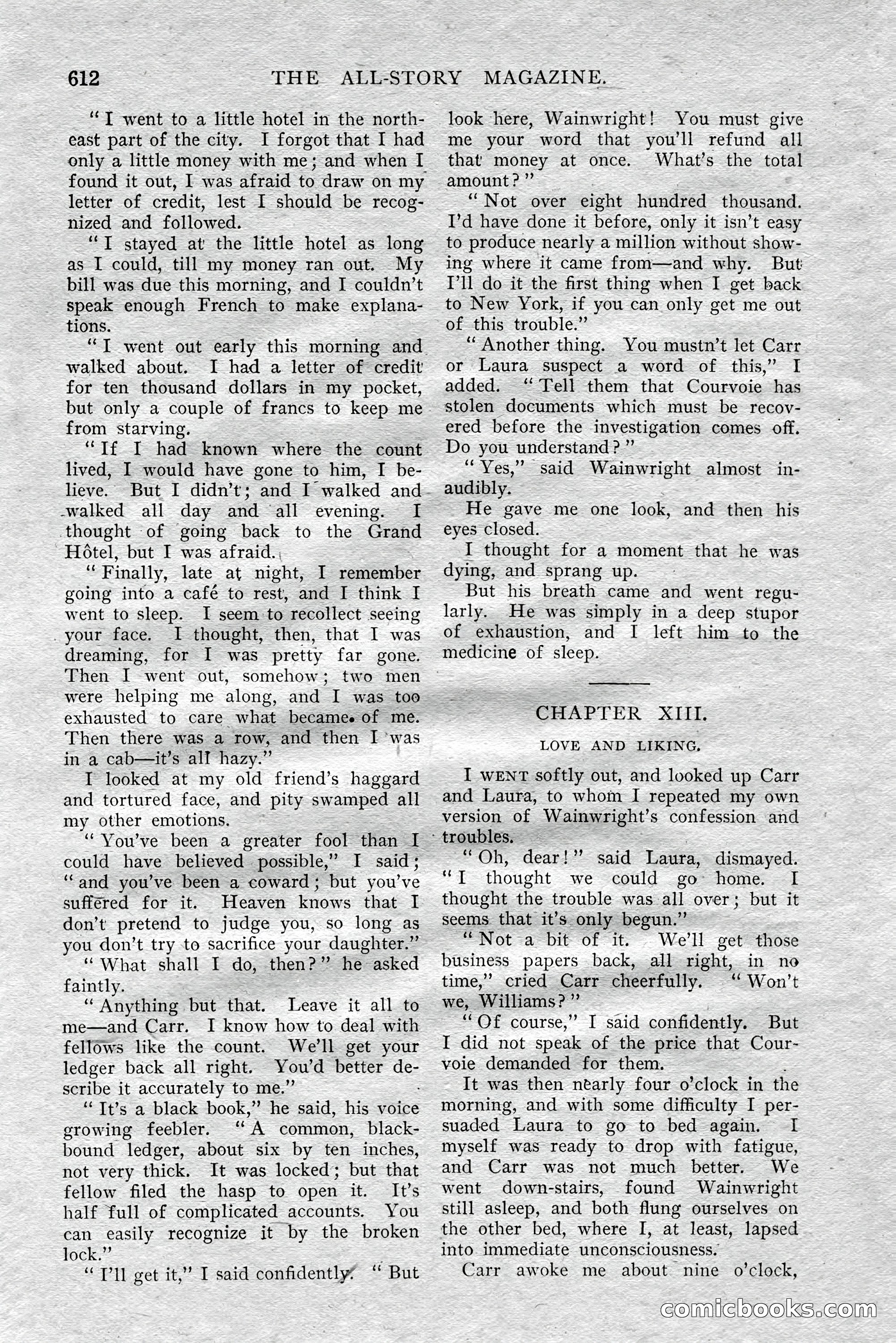 The All-Story Magazine, Aug 1909 — page 46 of 210