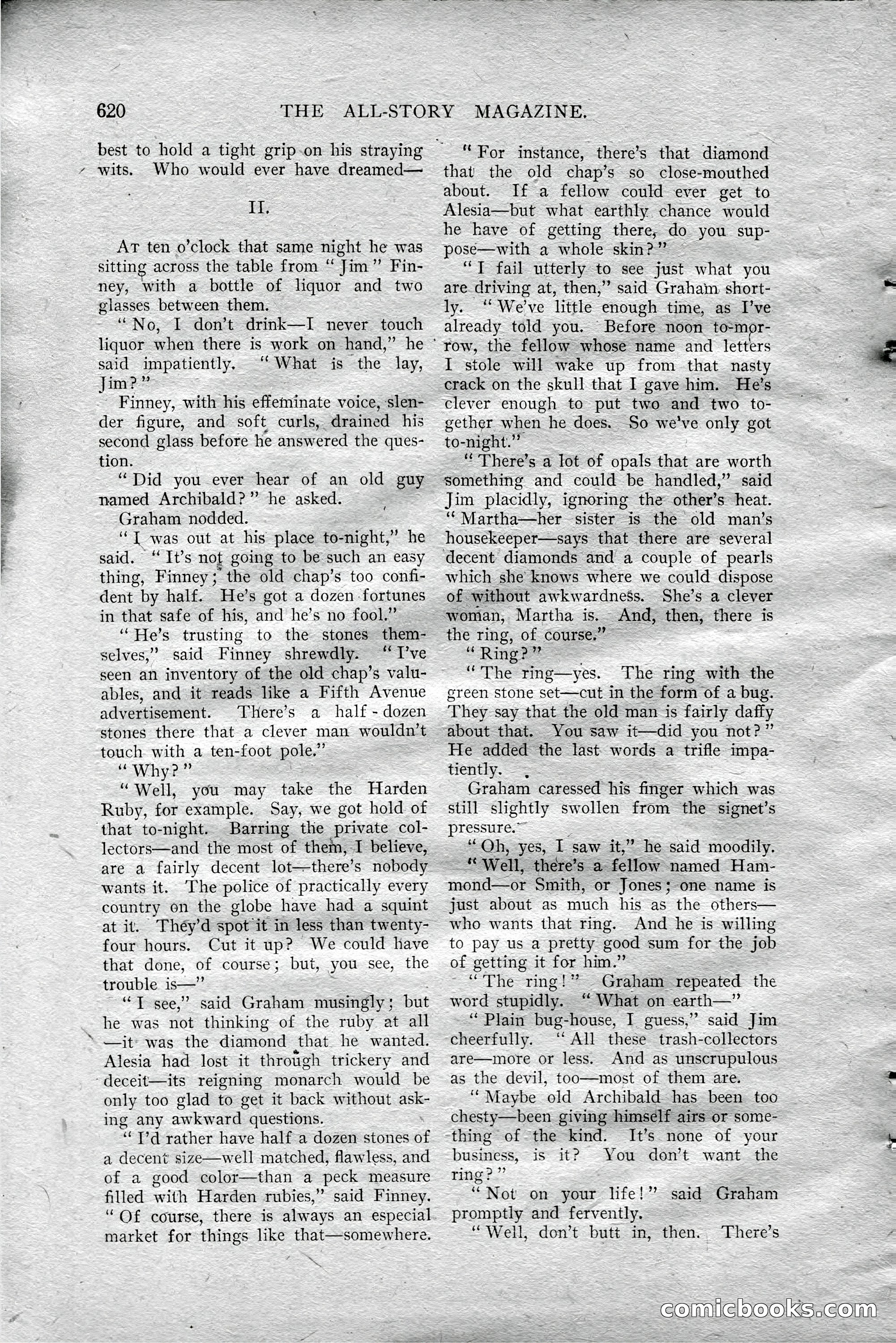 The All-Story Magazine, Aug 1909 — page 54 of 210