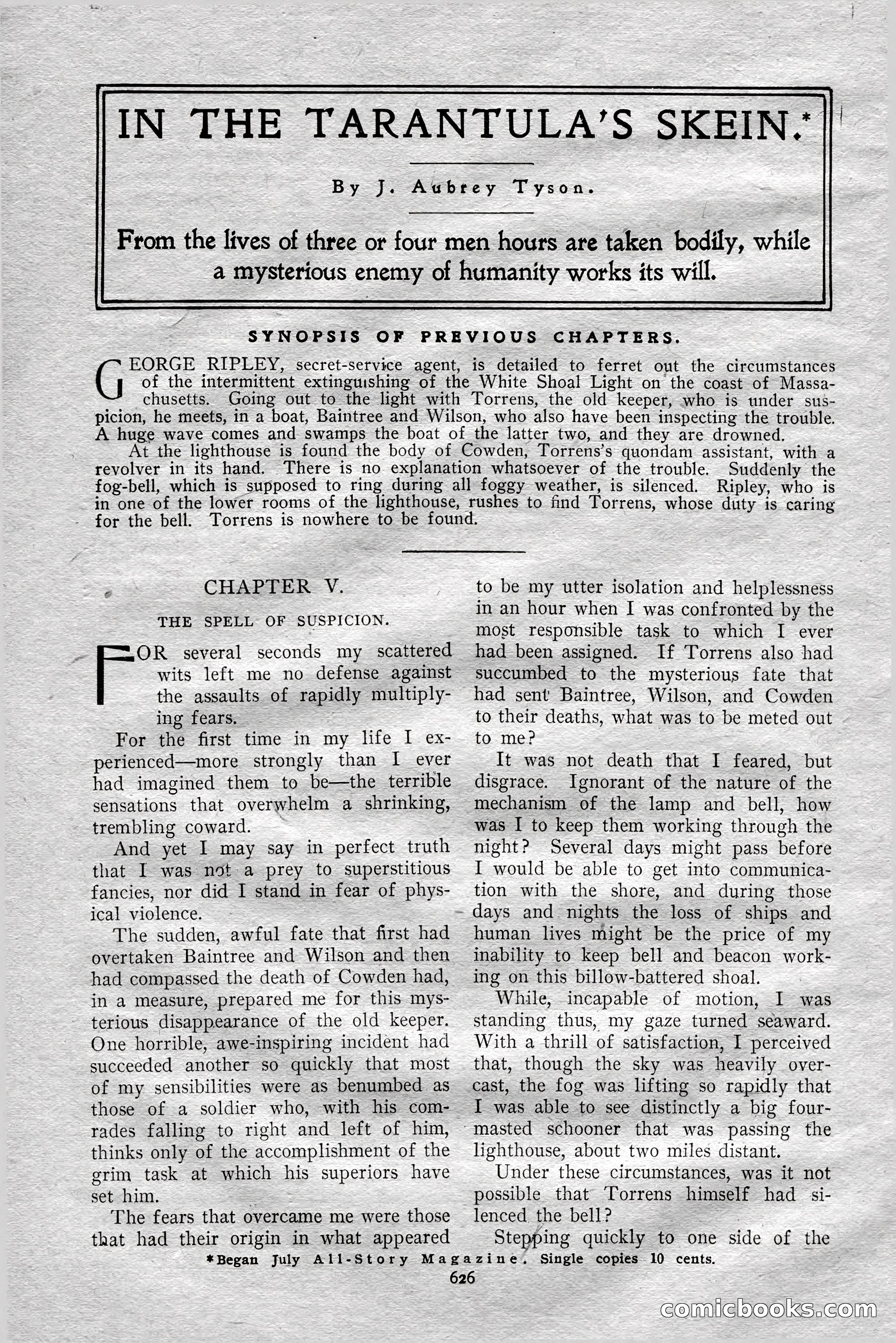 The All-Story Magazine, Aug 1909 — page 60 of 210