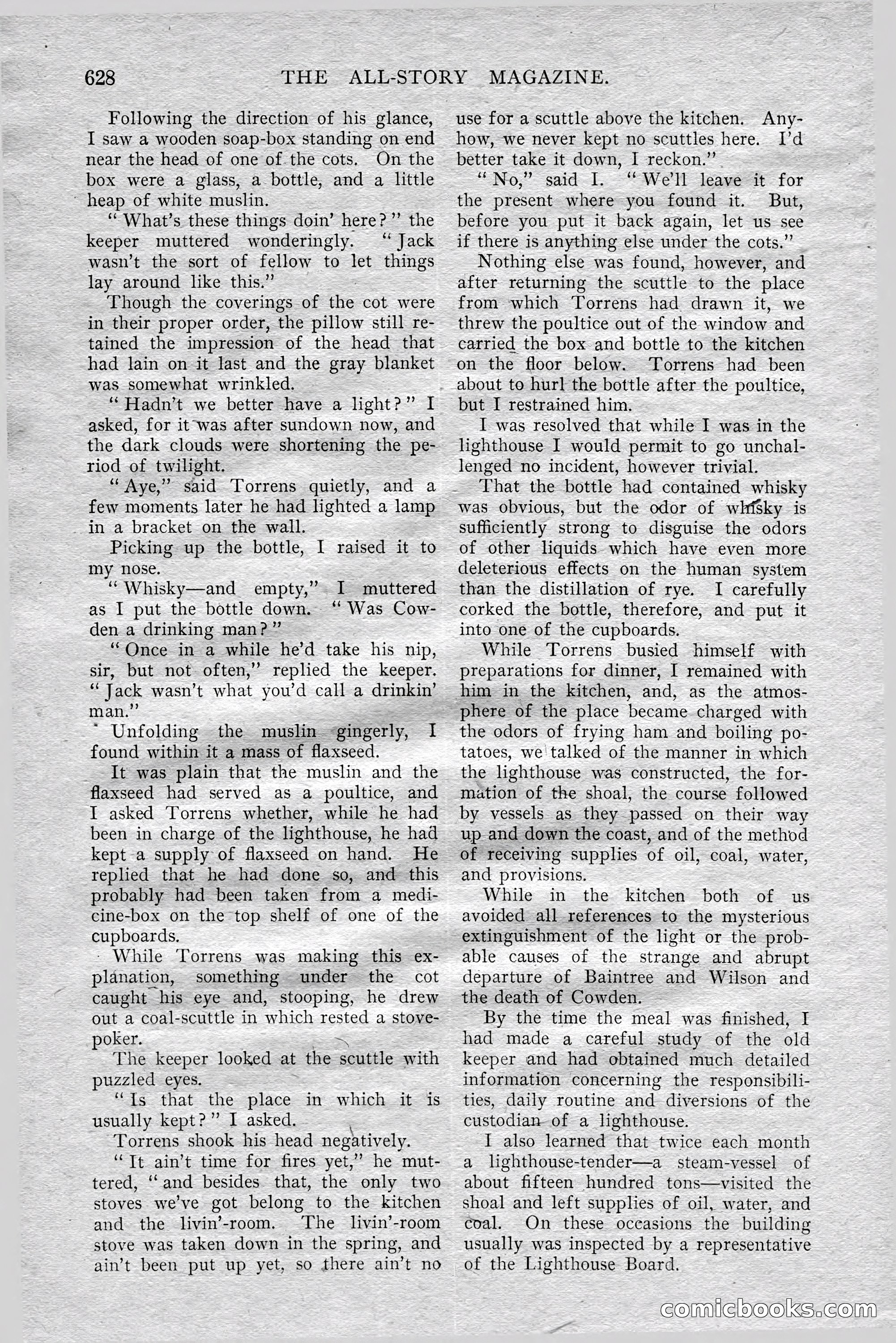 The All-Story Magazine, Aug 1909 — page 62 of 210
