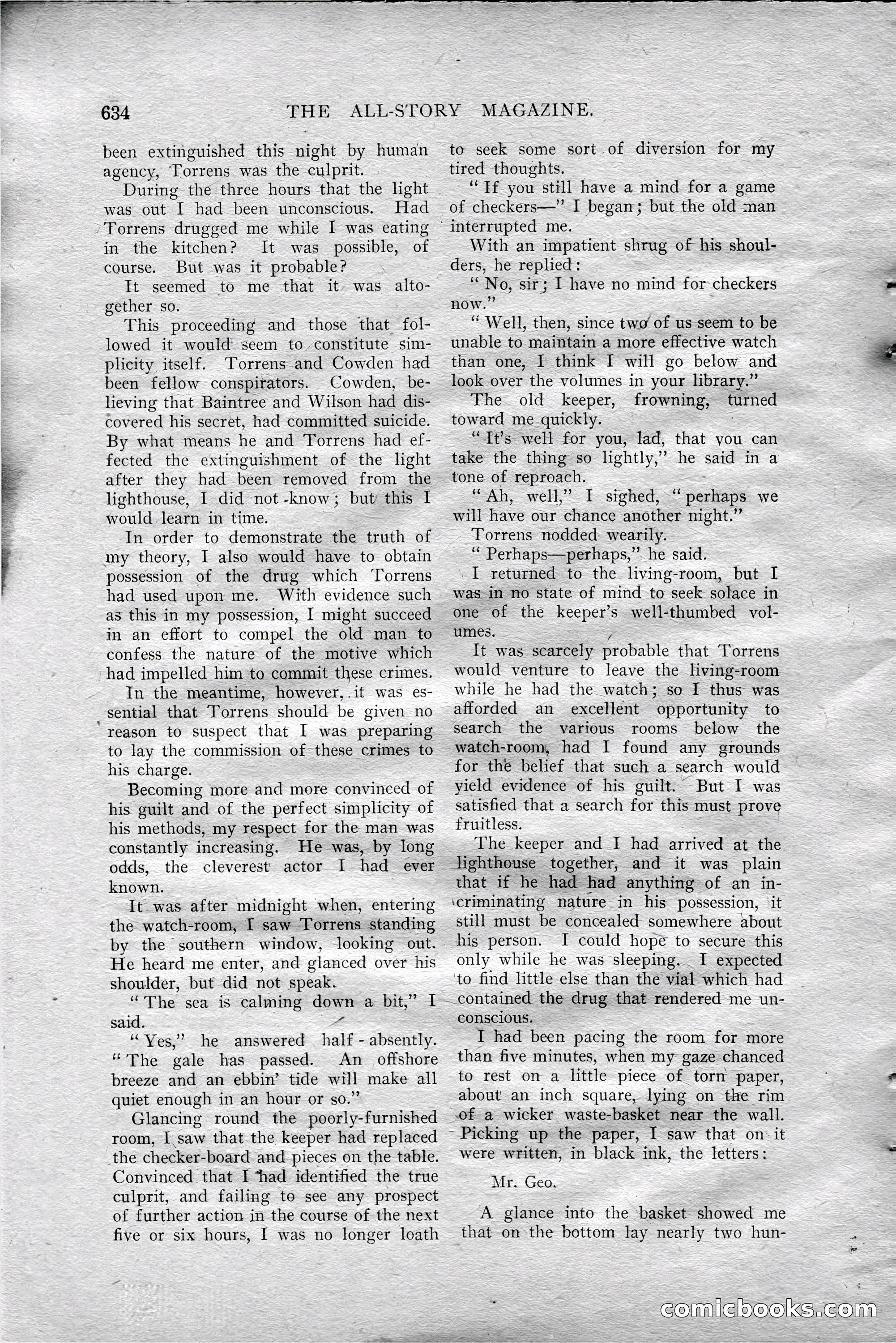 The All-Story Magazine, Aug 1909 — page 68 of 210