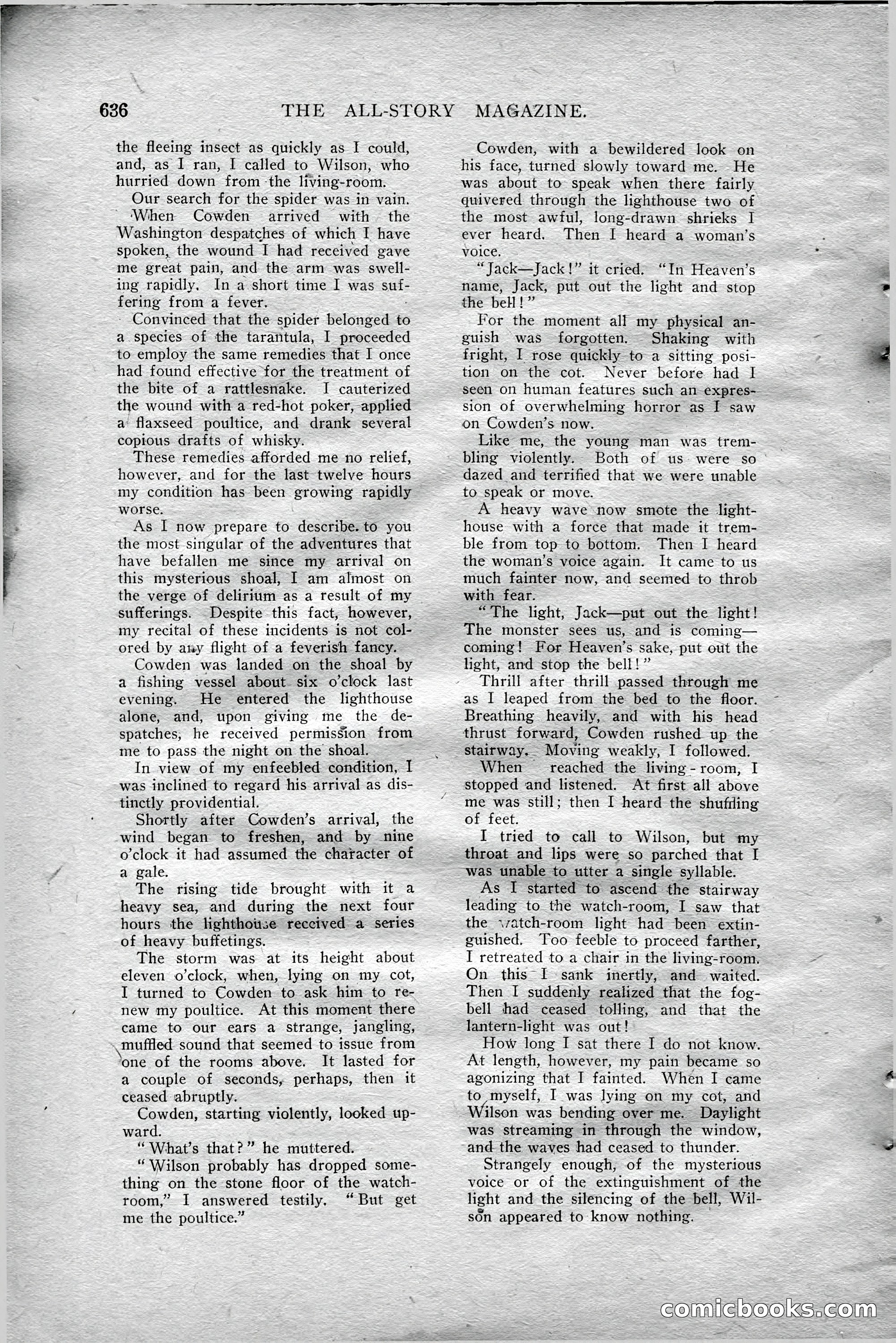 The All-Story Magazine, Aug 1909 — page 70 of 210