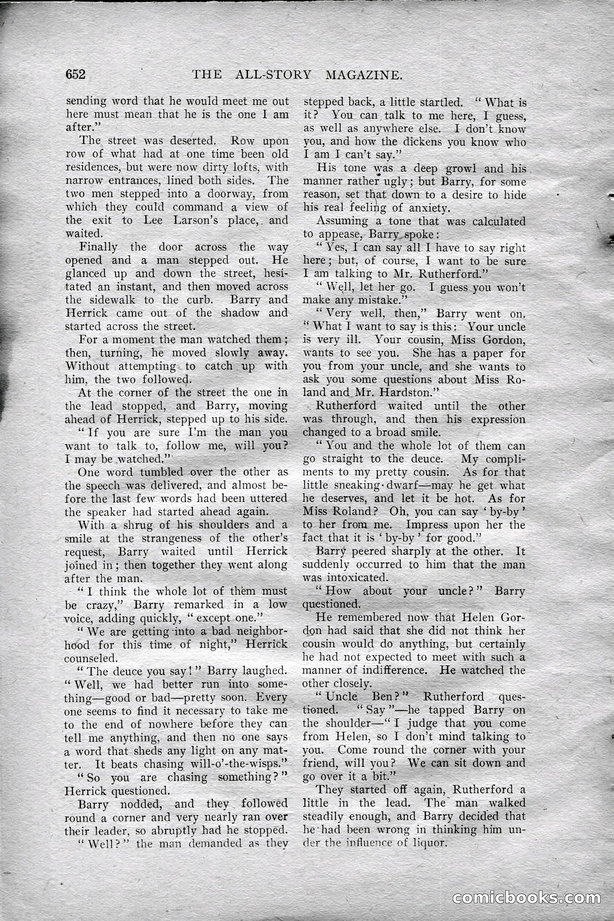 The All-Story Magazine, Aug 1909 — page 86 of 210