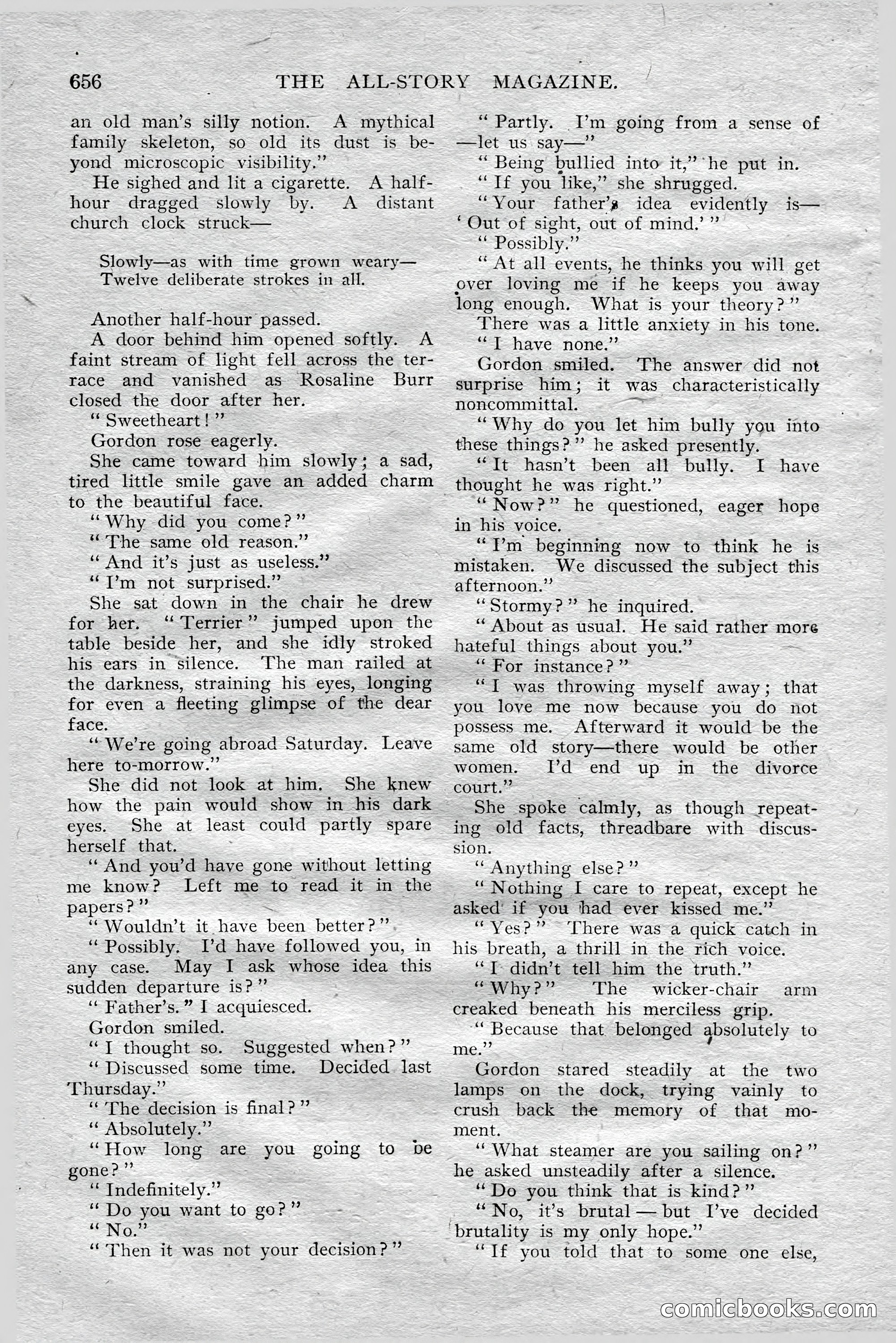 The All-Story Magazine, Aug 1909 — page 90 of 210