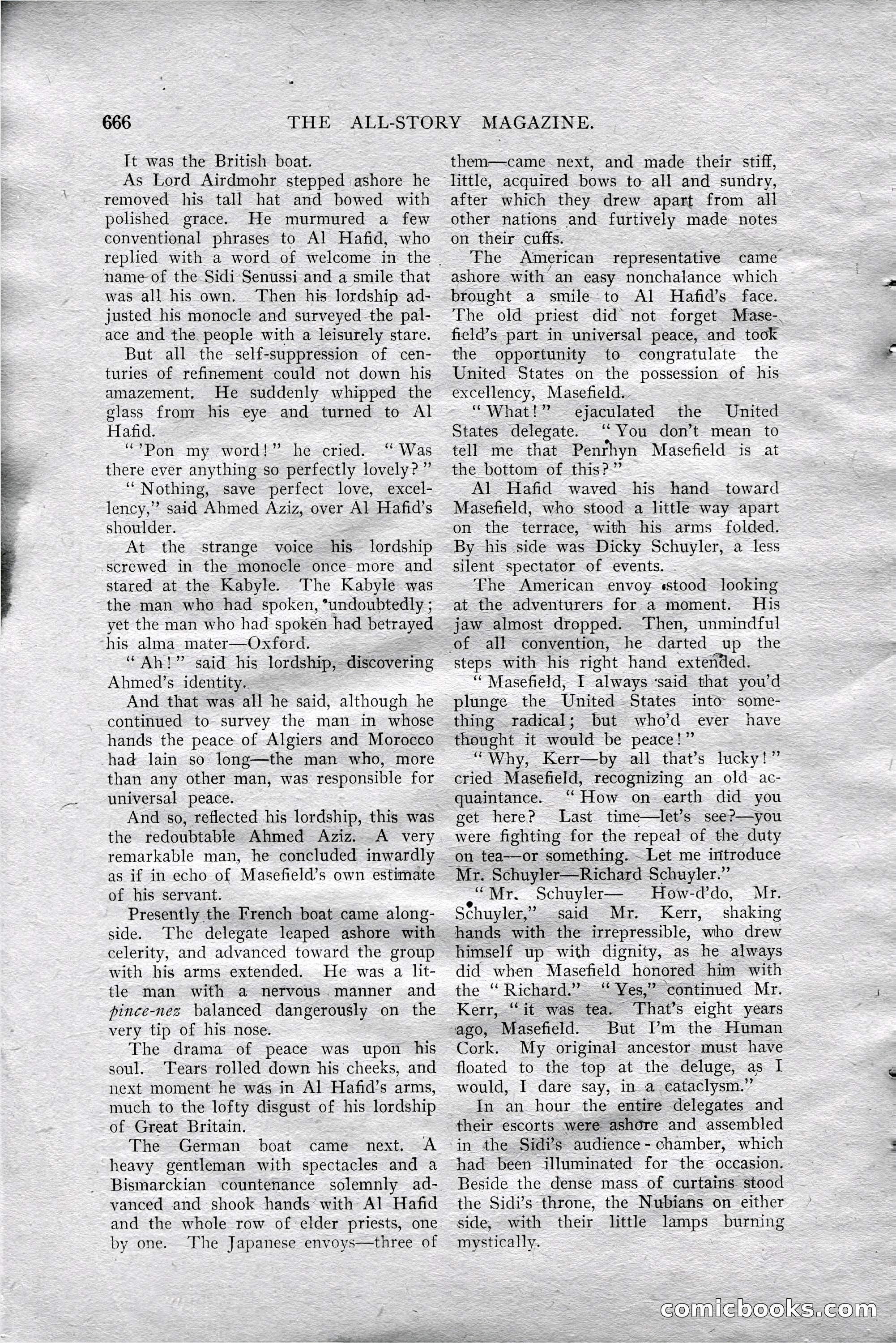 The All-Story Magazine, Aug 1909 — page 100 of 210