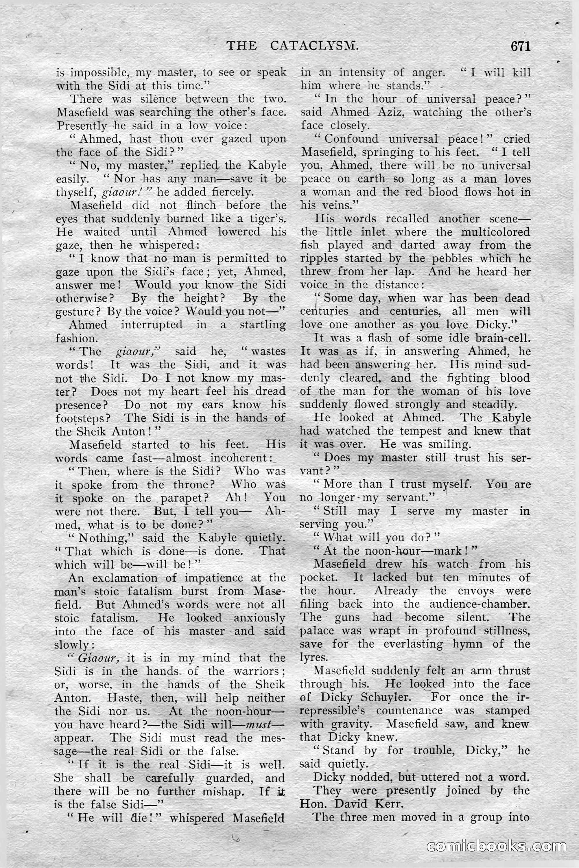 The All-Story Magazine, Aug 1909 — page 105 of 210