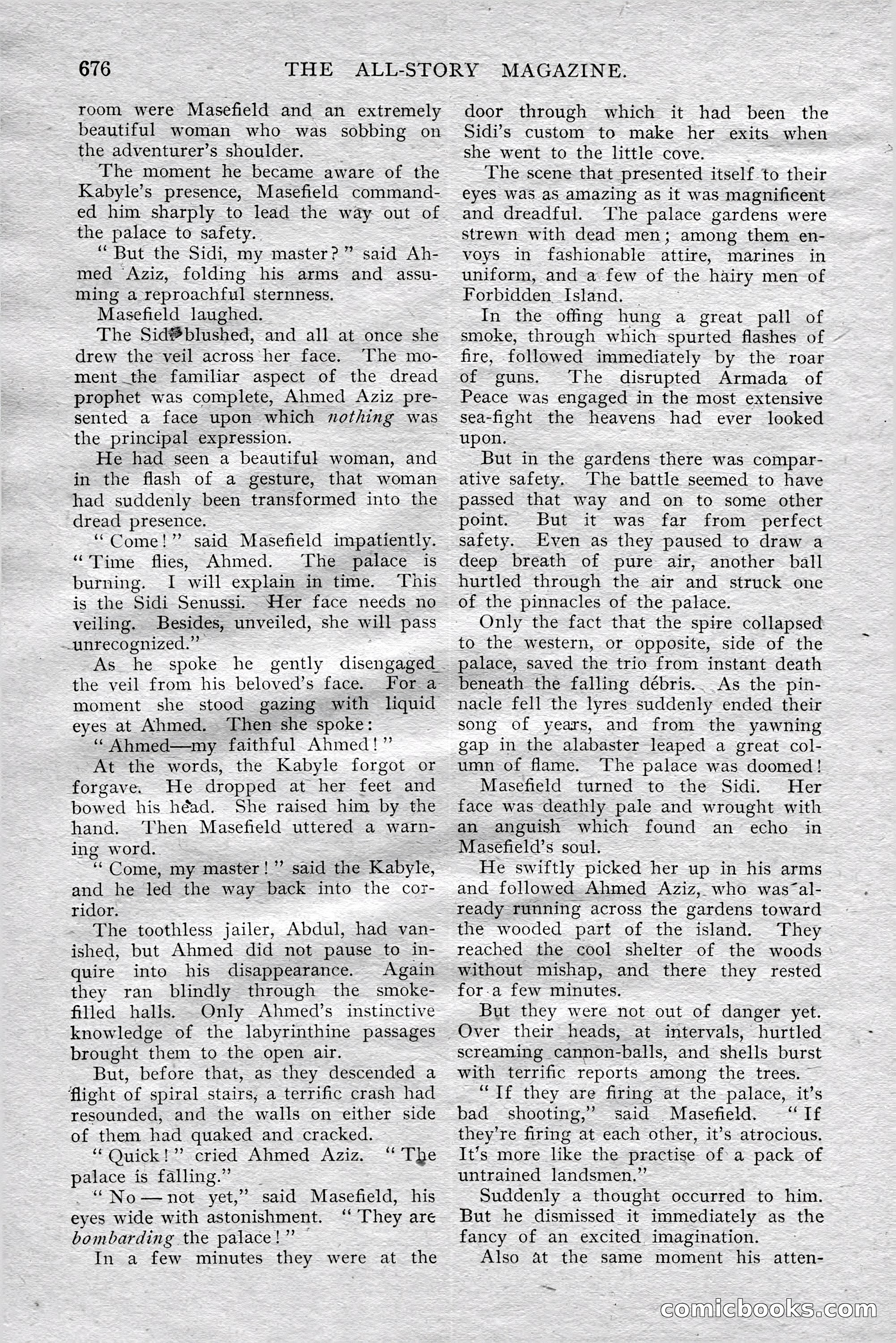 The All-Story Magazine, Aug 1909 — page 110 of 210