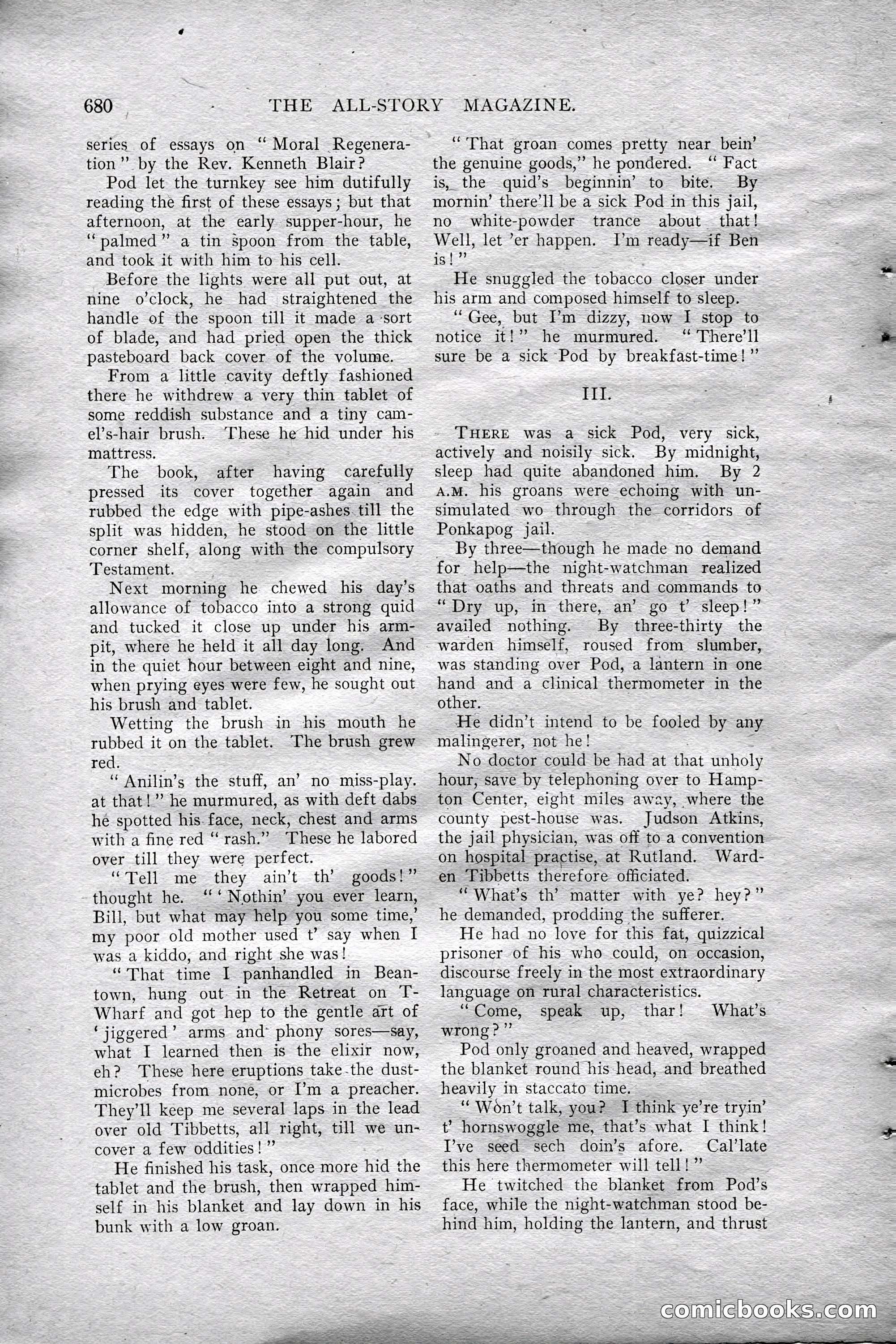 The All-Story Magazine, Aug 1909 — page 114 of 210