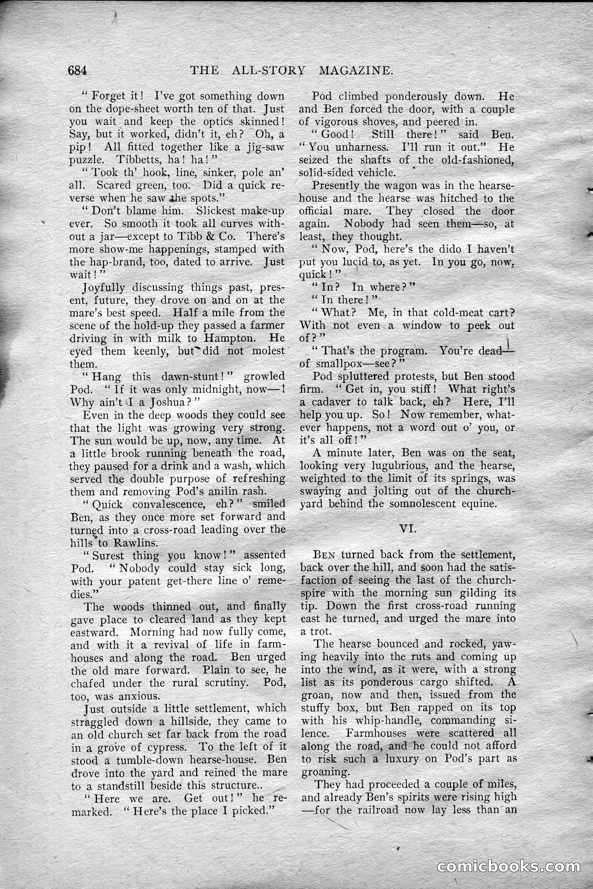The All-Story Magazine, Aug 1909 — page 118 of 210