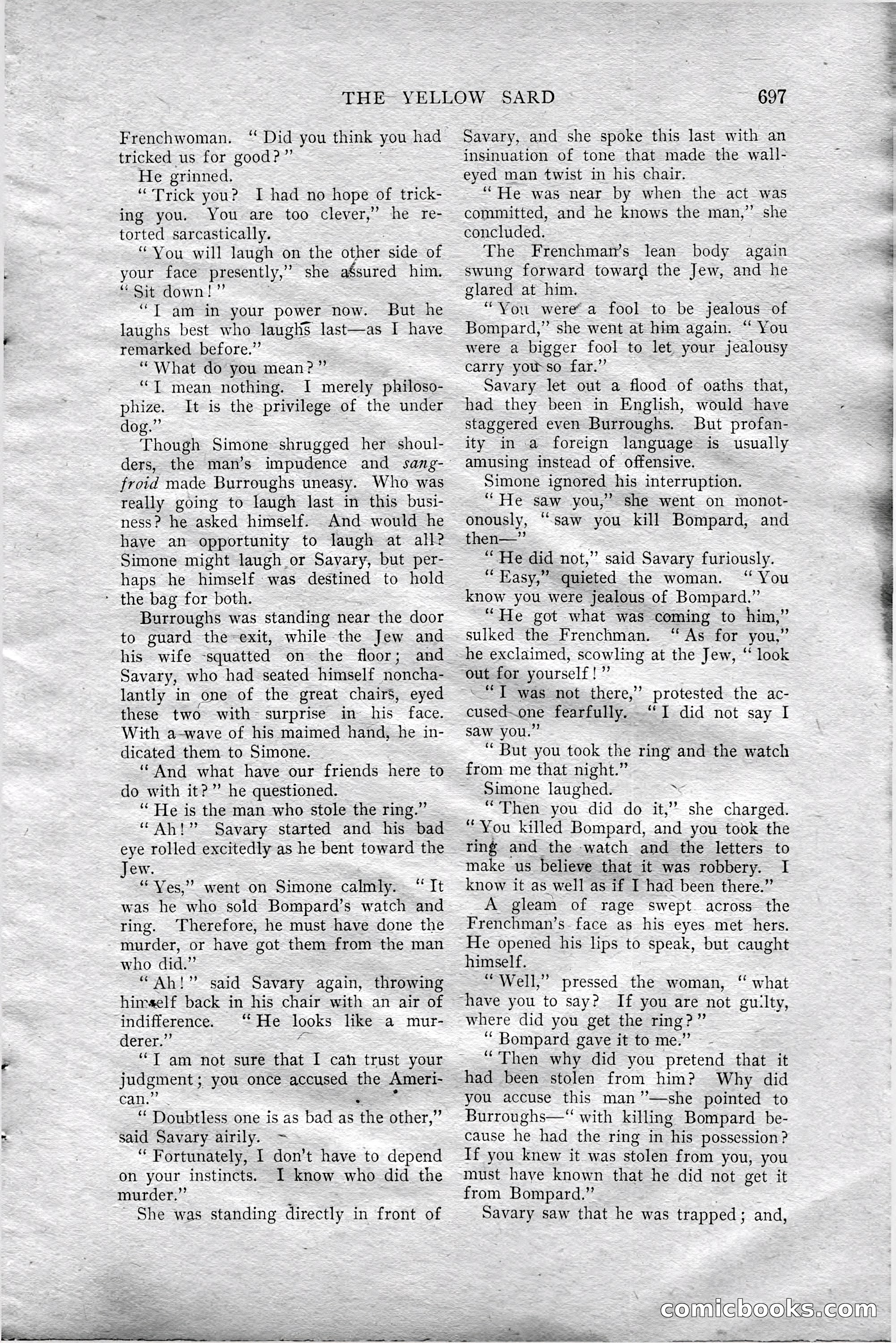 The All-Story Magazine, Aug 1909 — page 131 of 210