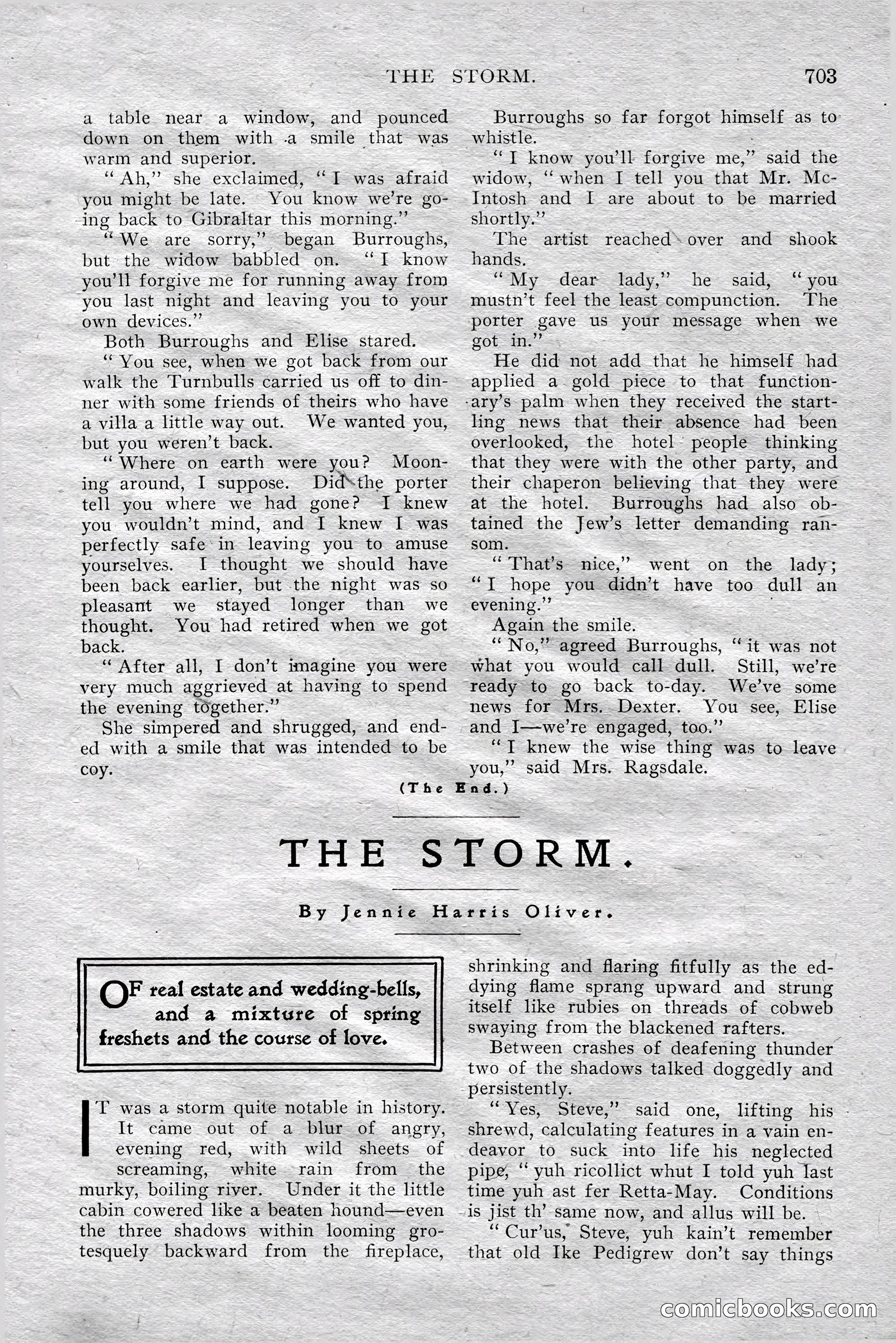 The All-Story Magazine, Aug 1909 — page 137 of 210