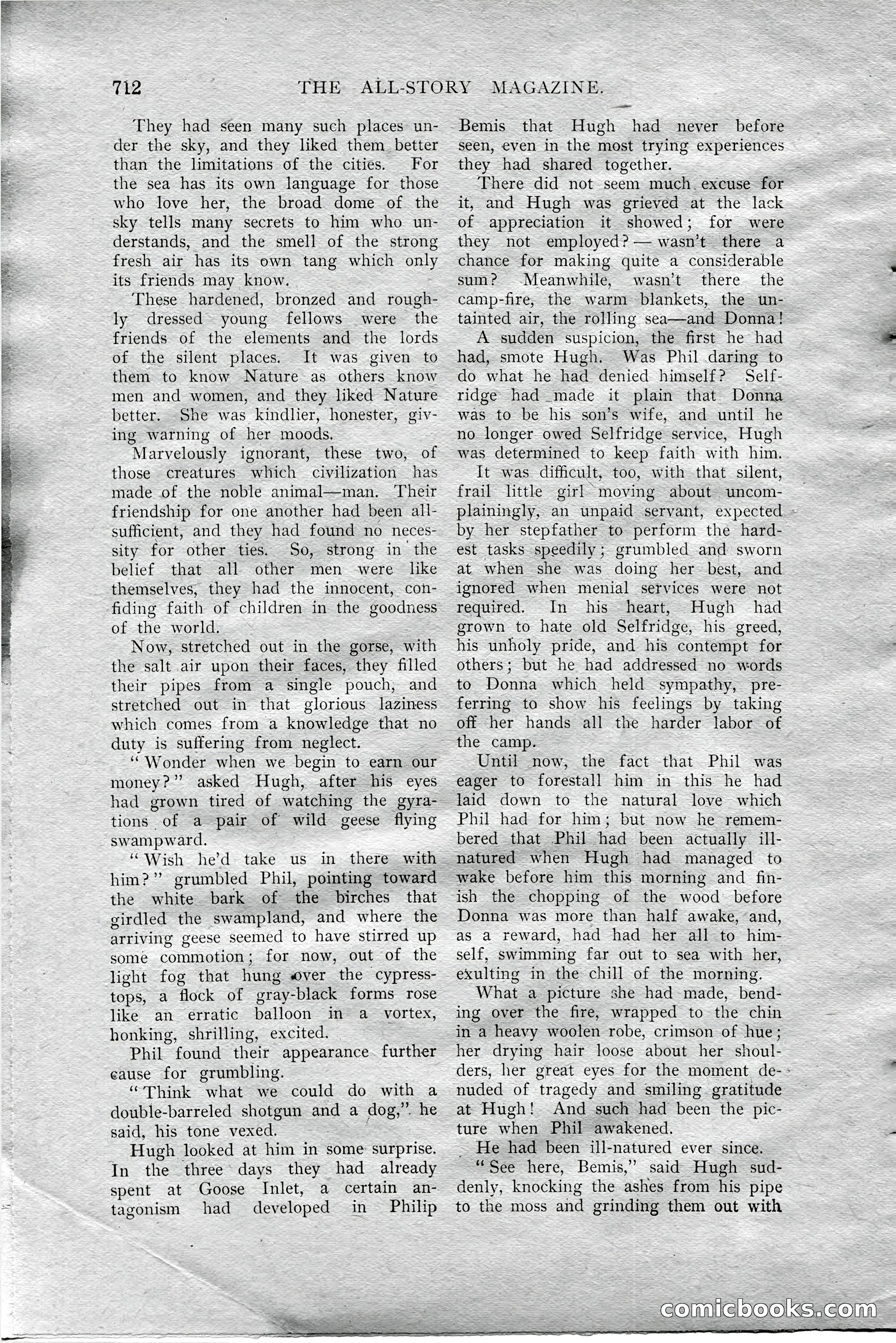 The All-Story Magazine, Aug 1909 — page 146 of 210