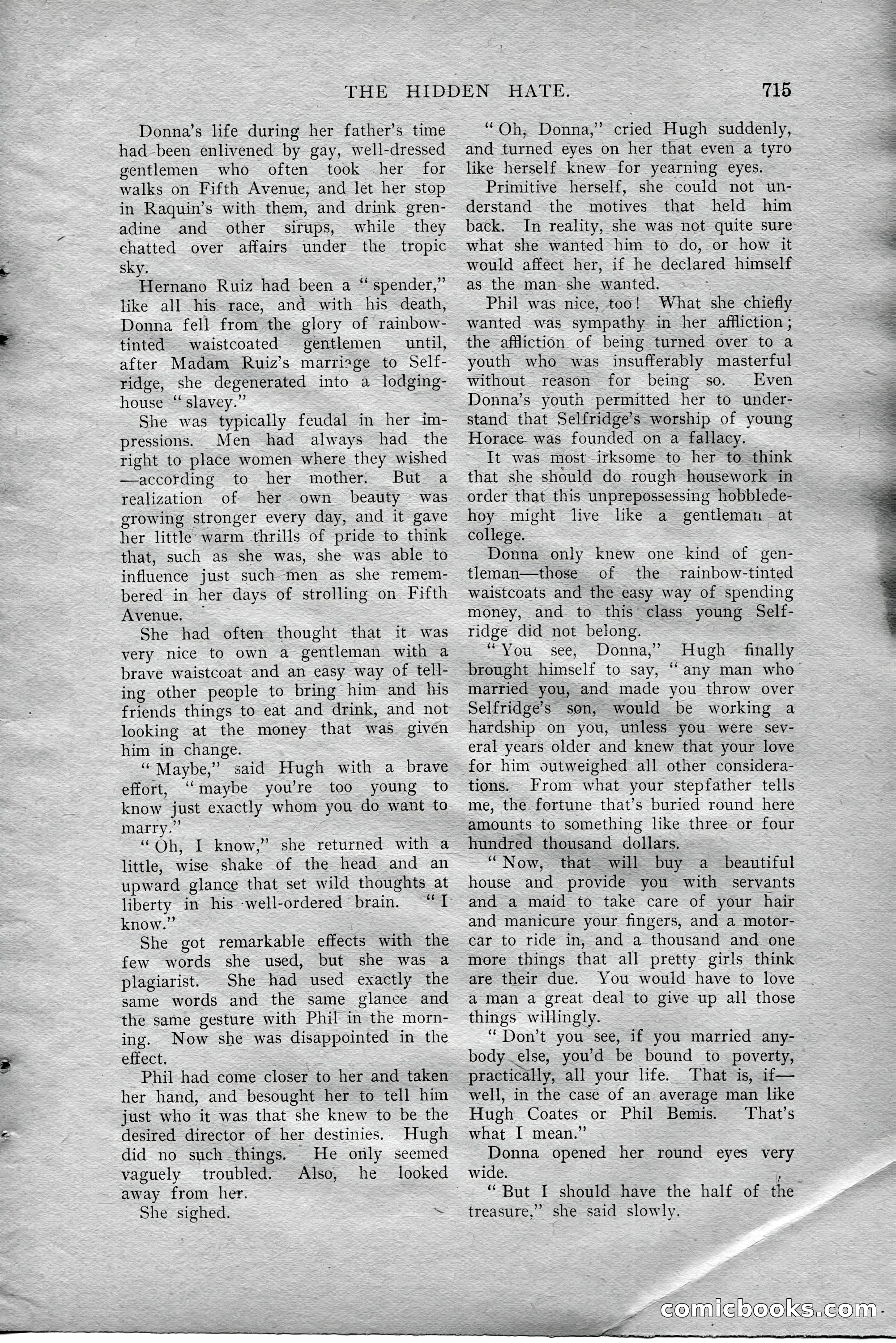 The All-Story Magazine, Aug 1909 — page 149 of 210