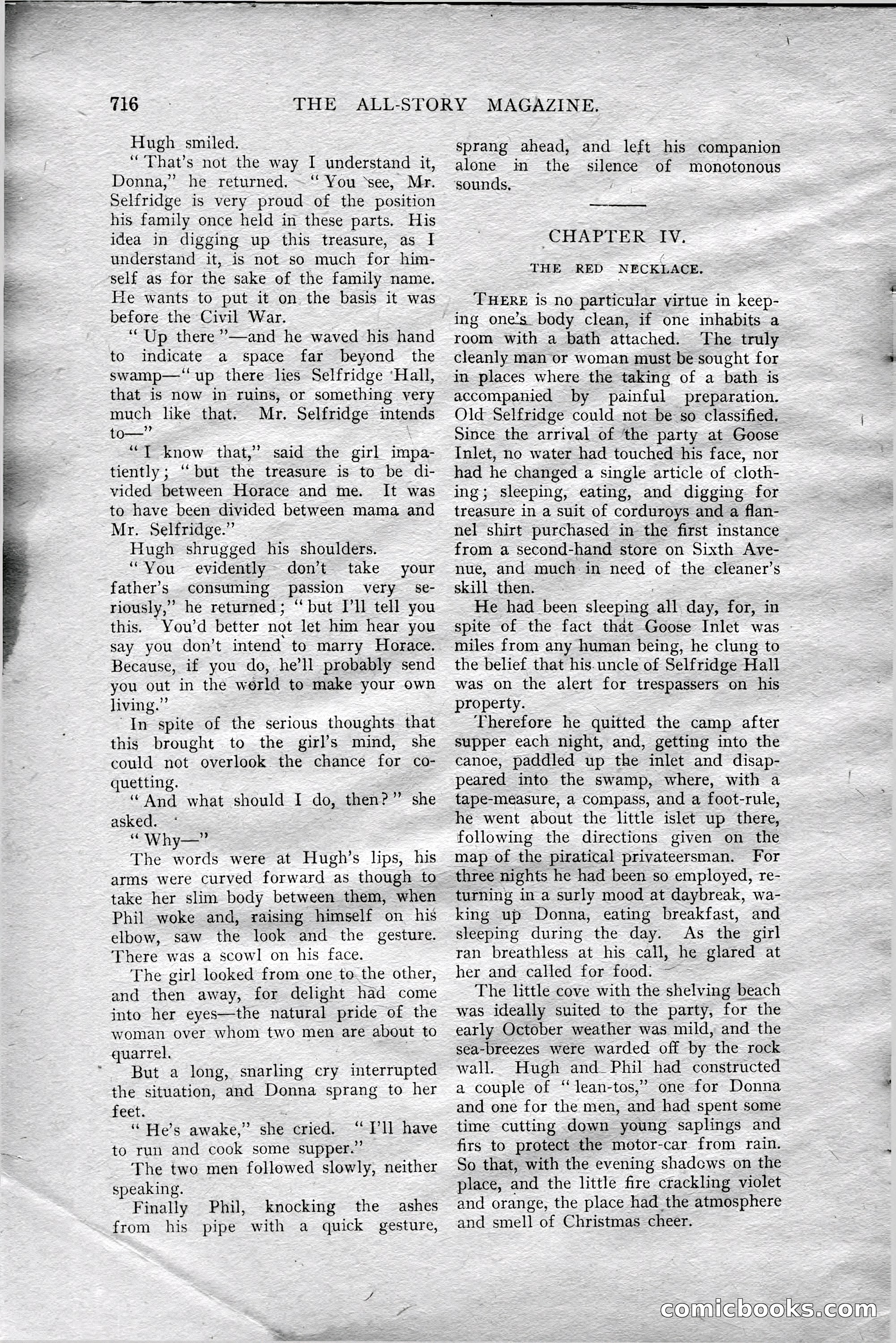 The All-Story Magazine, Aug 1909 — page 150 of 210
