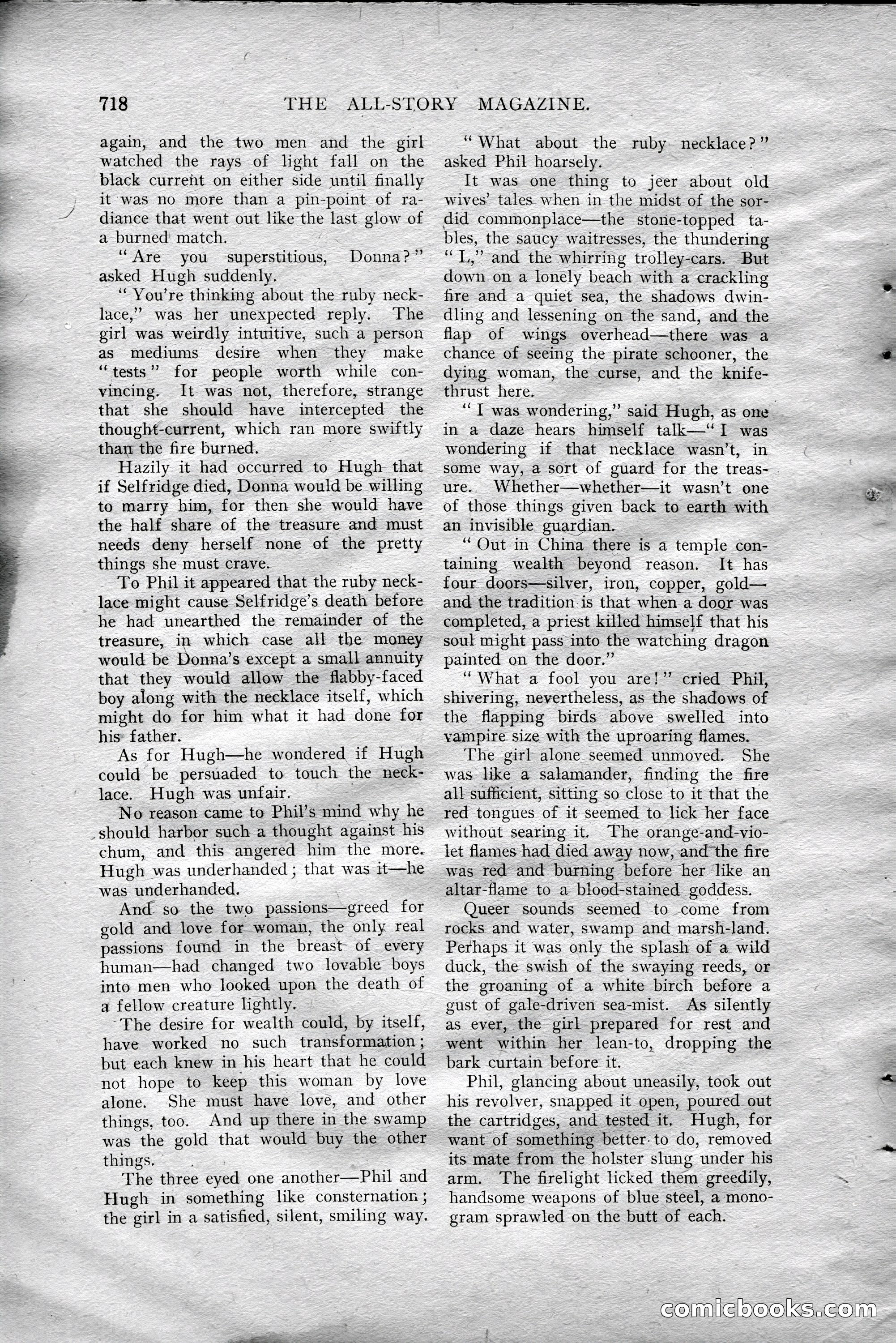 The All-Story Magazine, Aug 1909 — page 152 of 210