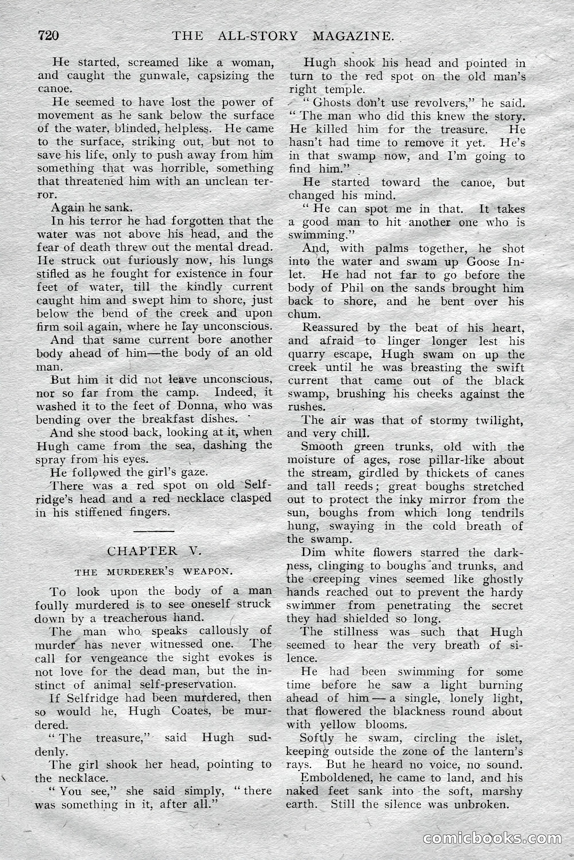 The All-Story Magazine, Aug 1909 — page 154 of 210