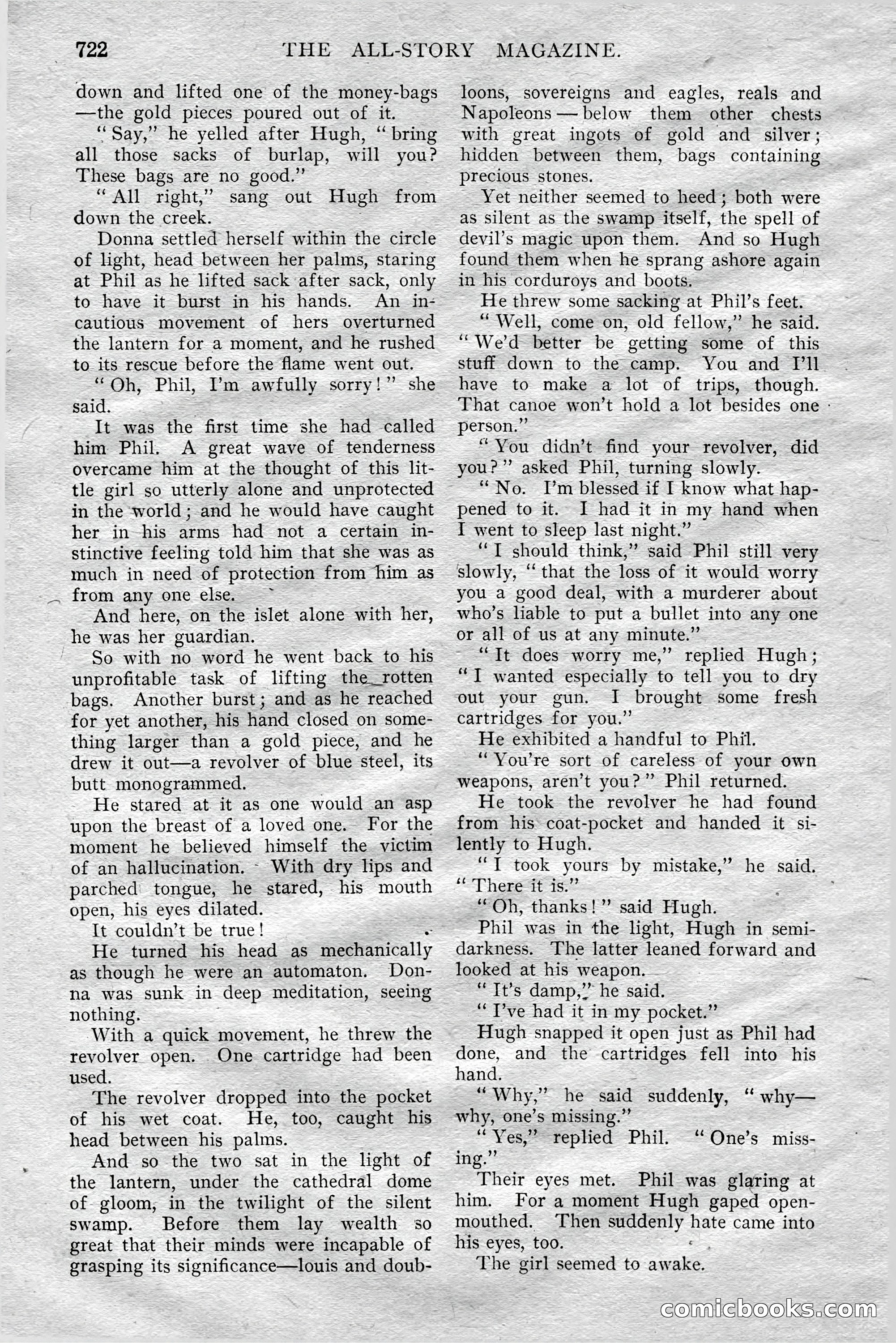 The All-Story Magazine, Aug 1909 — page 156 of 210