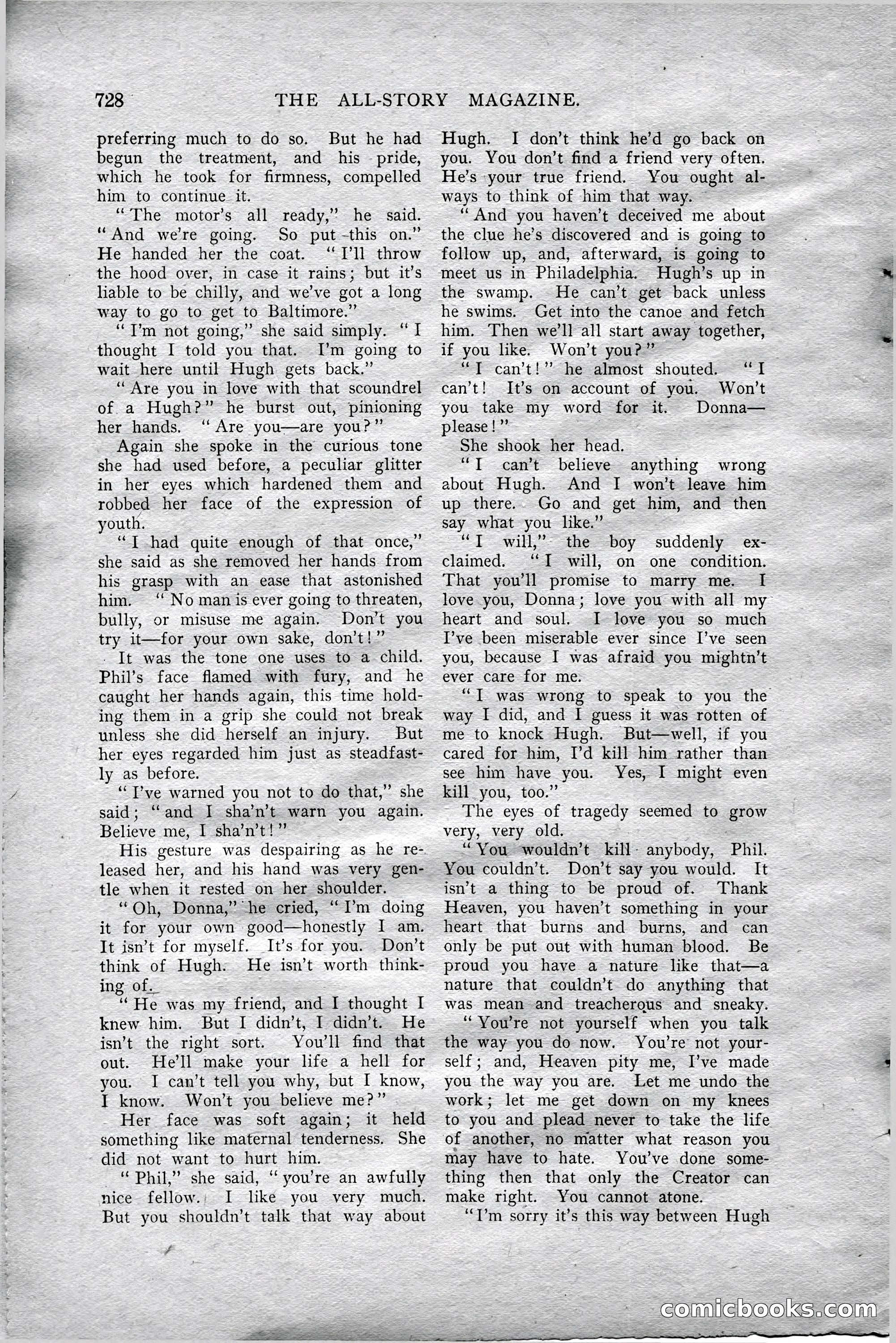The All-Story Magazine, Aug 1909 — page 162 of 210