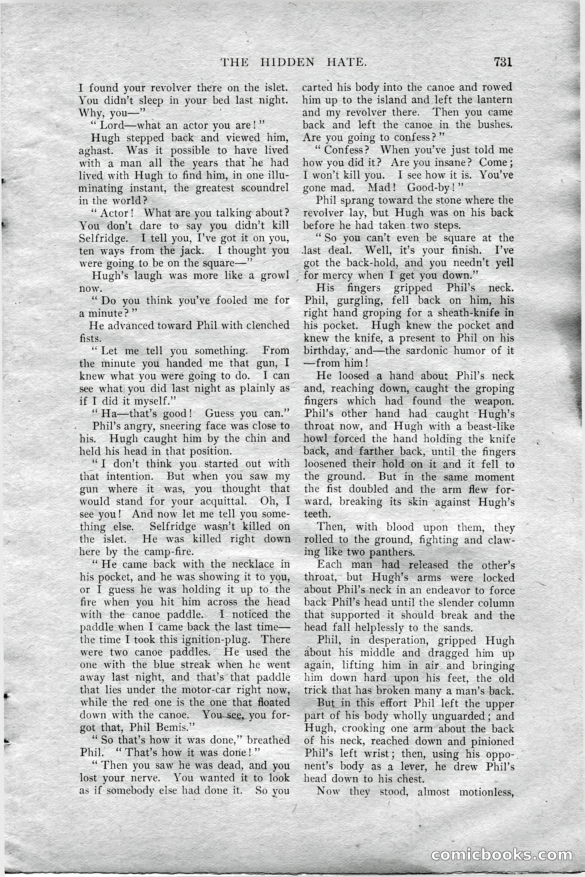 The All-Story Magazine, Aug 1909 — page 165 of 210